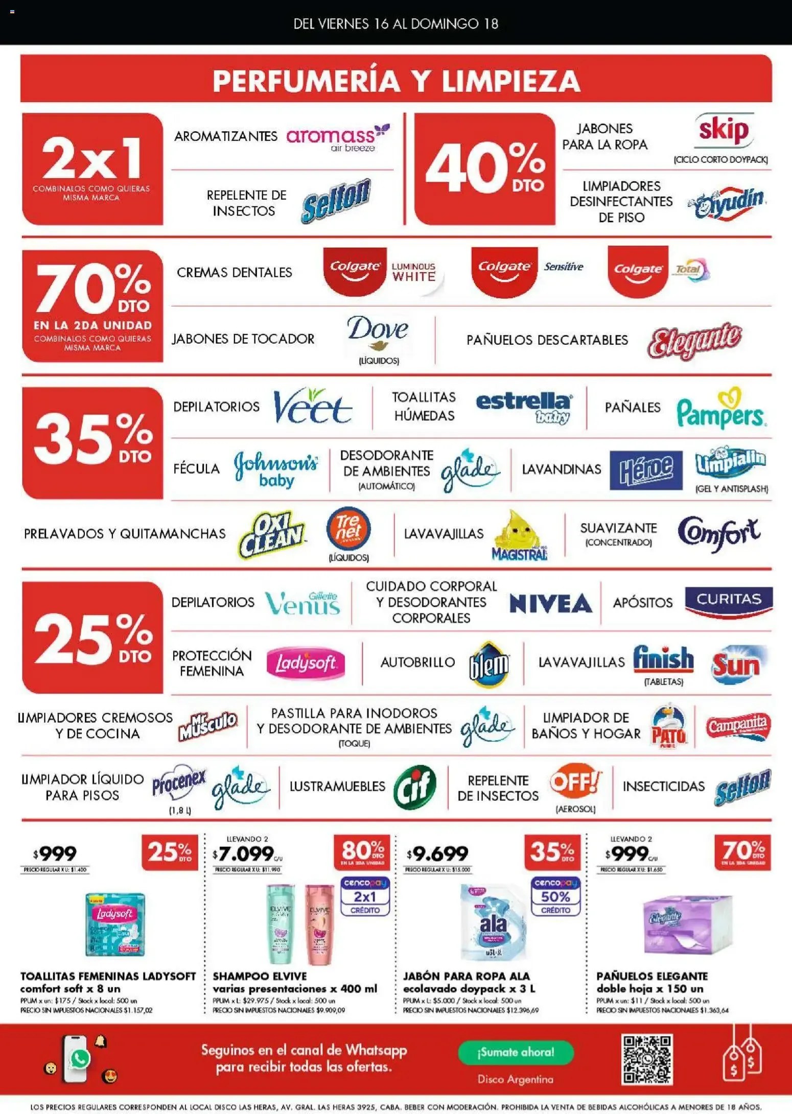 Ofertas de Disco - Ofertas | Bs. As. y Santa Fé del 16/10/2026 - 18/10/2026 16 de octubre al 18 de octubre 2026 - Página 6 del catálogo