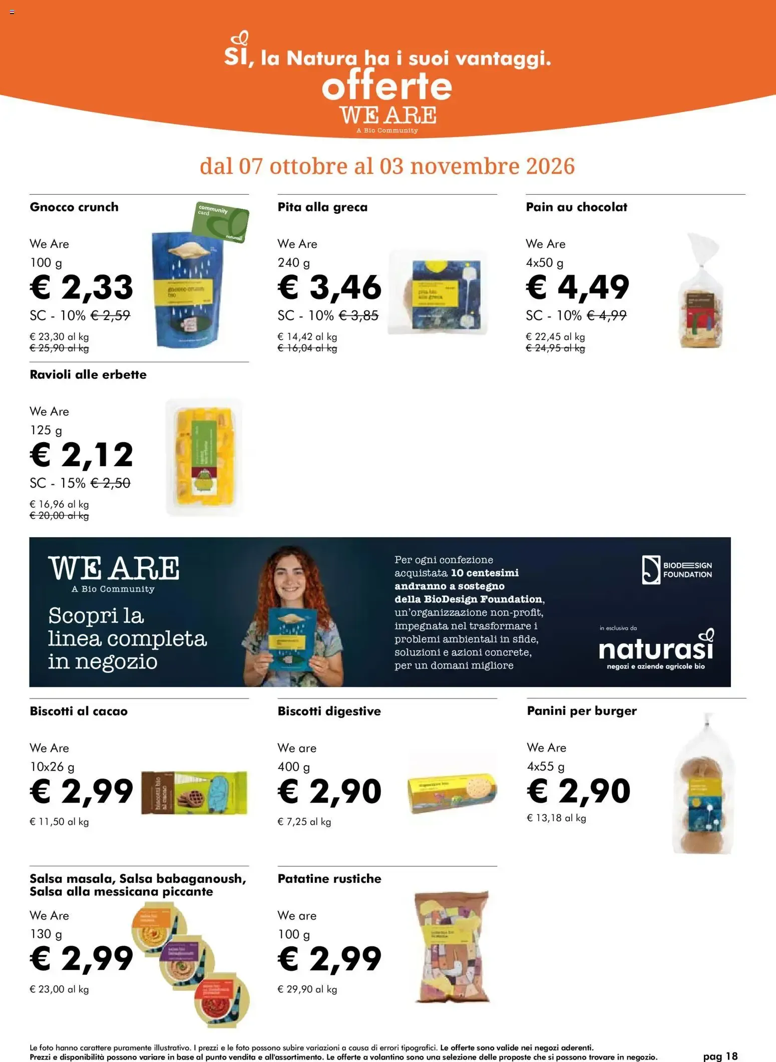 Nuovo Natura Sì volantino dal 07/10/2026 > offerte anteprima 🛍️ da 7 ottobre a 3 novembre di 2026 - Pagina del volantino 18