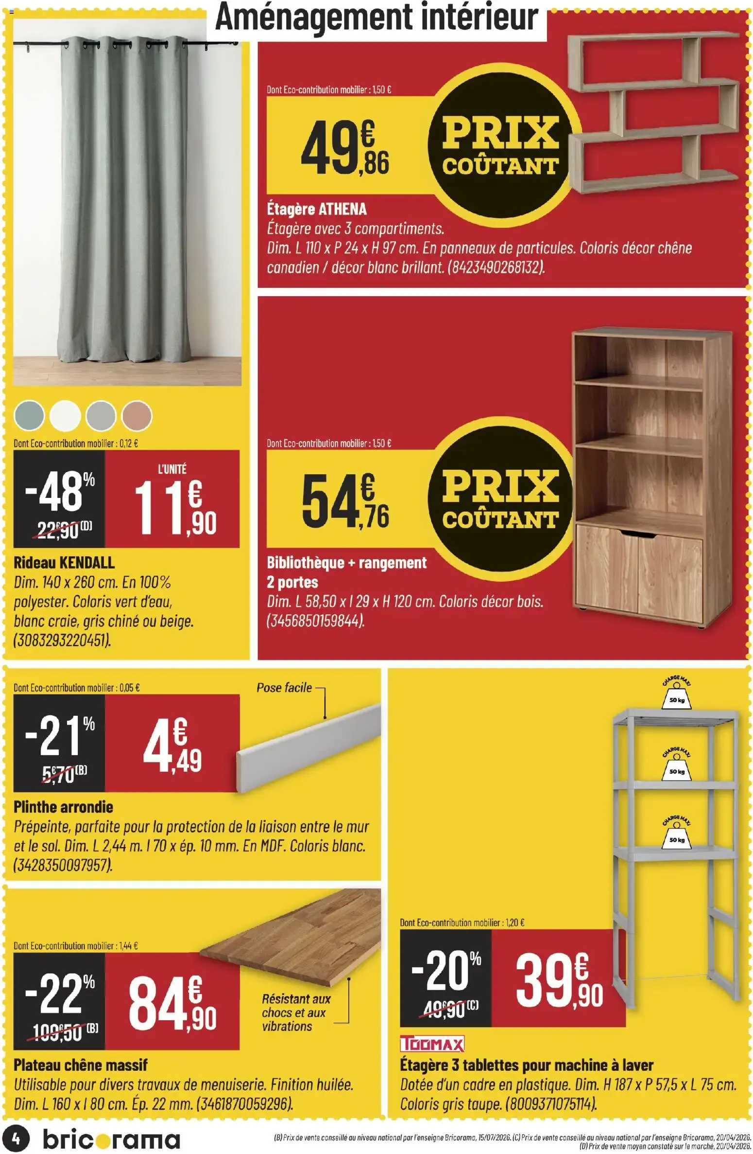 Bricorama catalogue à partir du 15/07/2026 - promo en ligne du 15 juillet au 26 juillet 2026 - Catalogue page 4