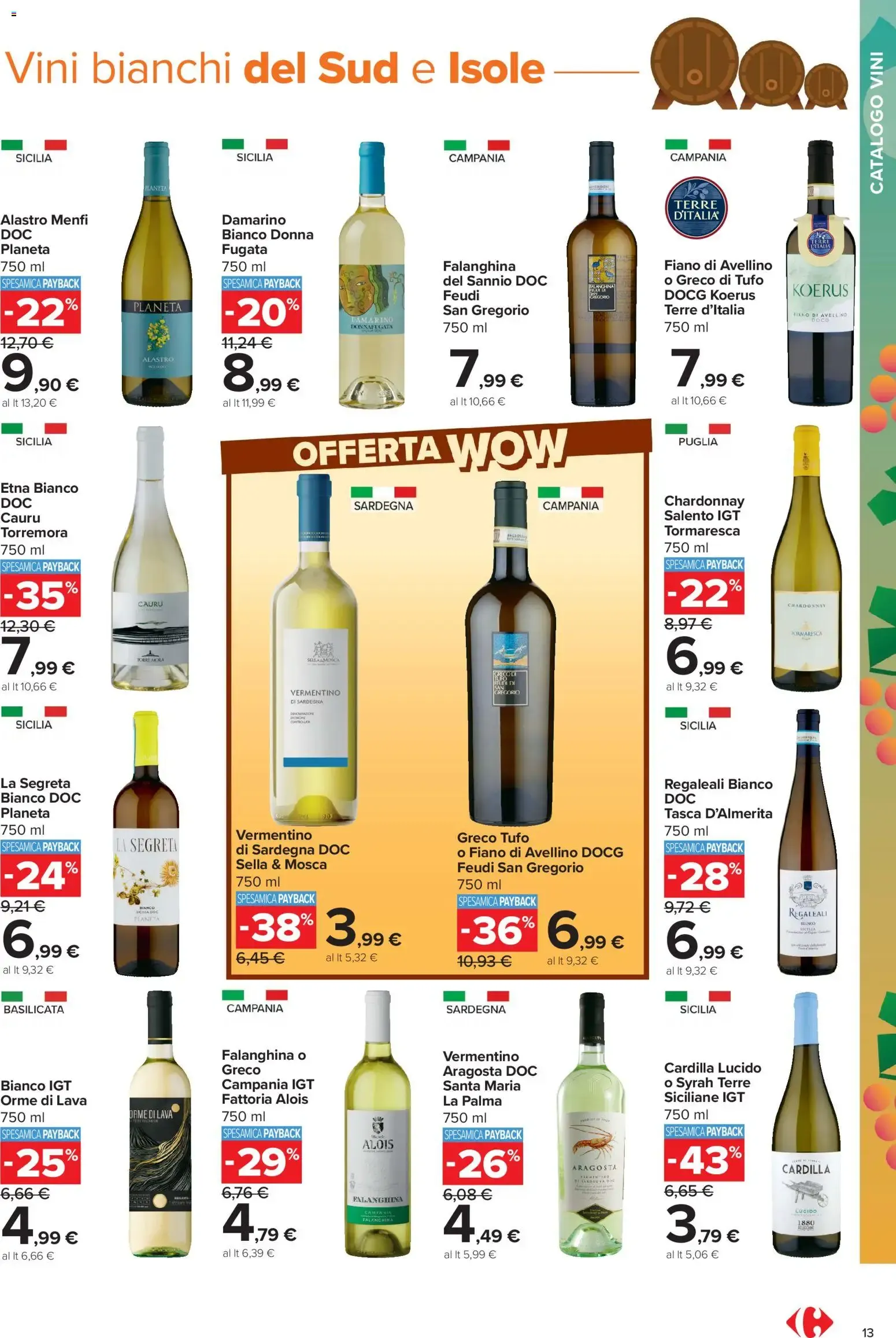 Carrefour market CATALOGO VINI DALLA TERRA AL CALICE da 5 ottobre a 8 novembre di 2026 - Pagina del volantino 13