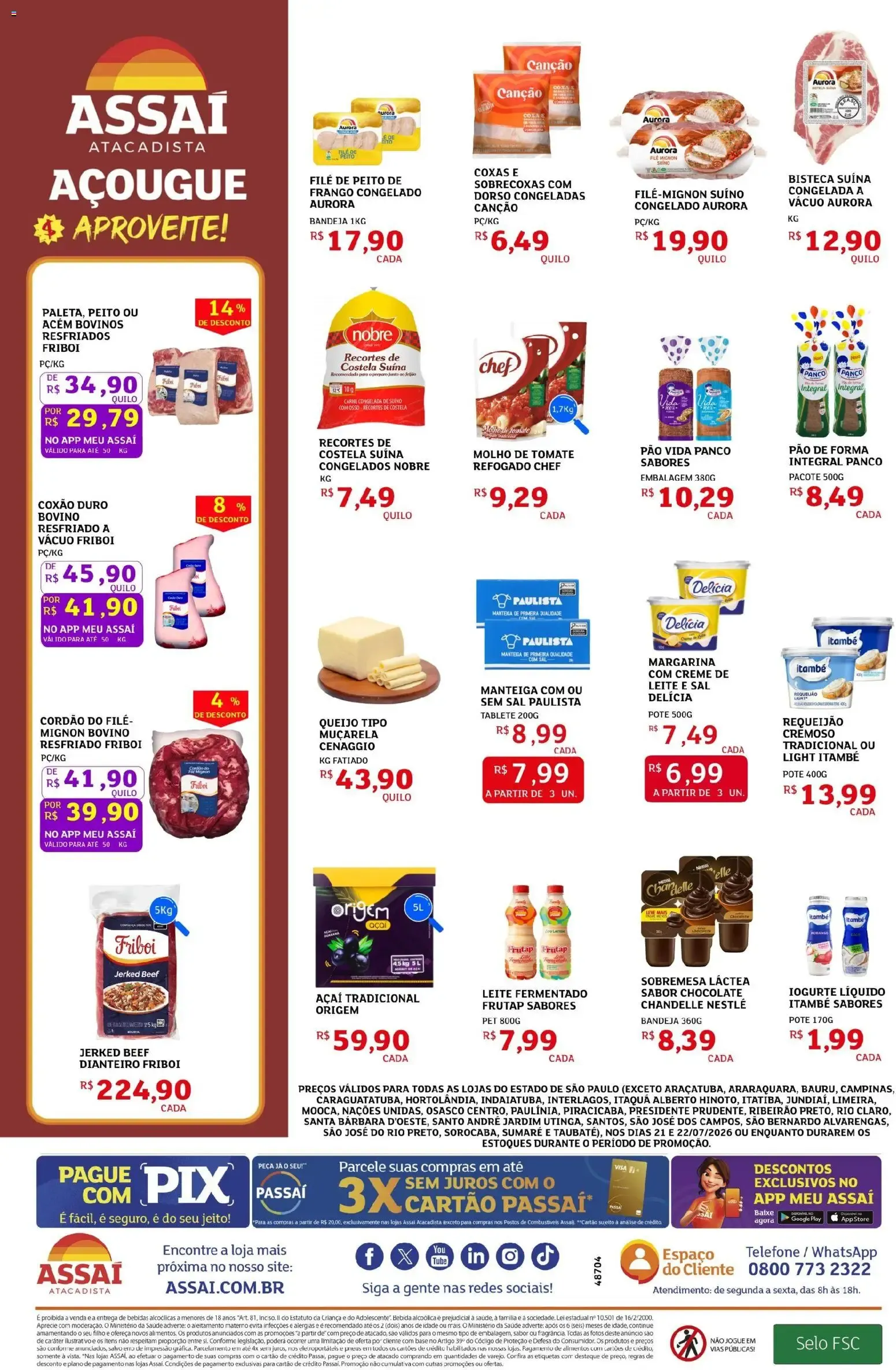 Encarte de Assaí Atacadista ofertas - SP de 21/07/2026 | Promoções Online 21 de julho até 22 de julho 2026 - Pagina 2