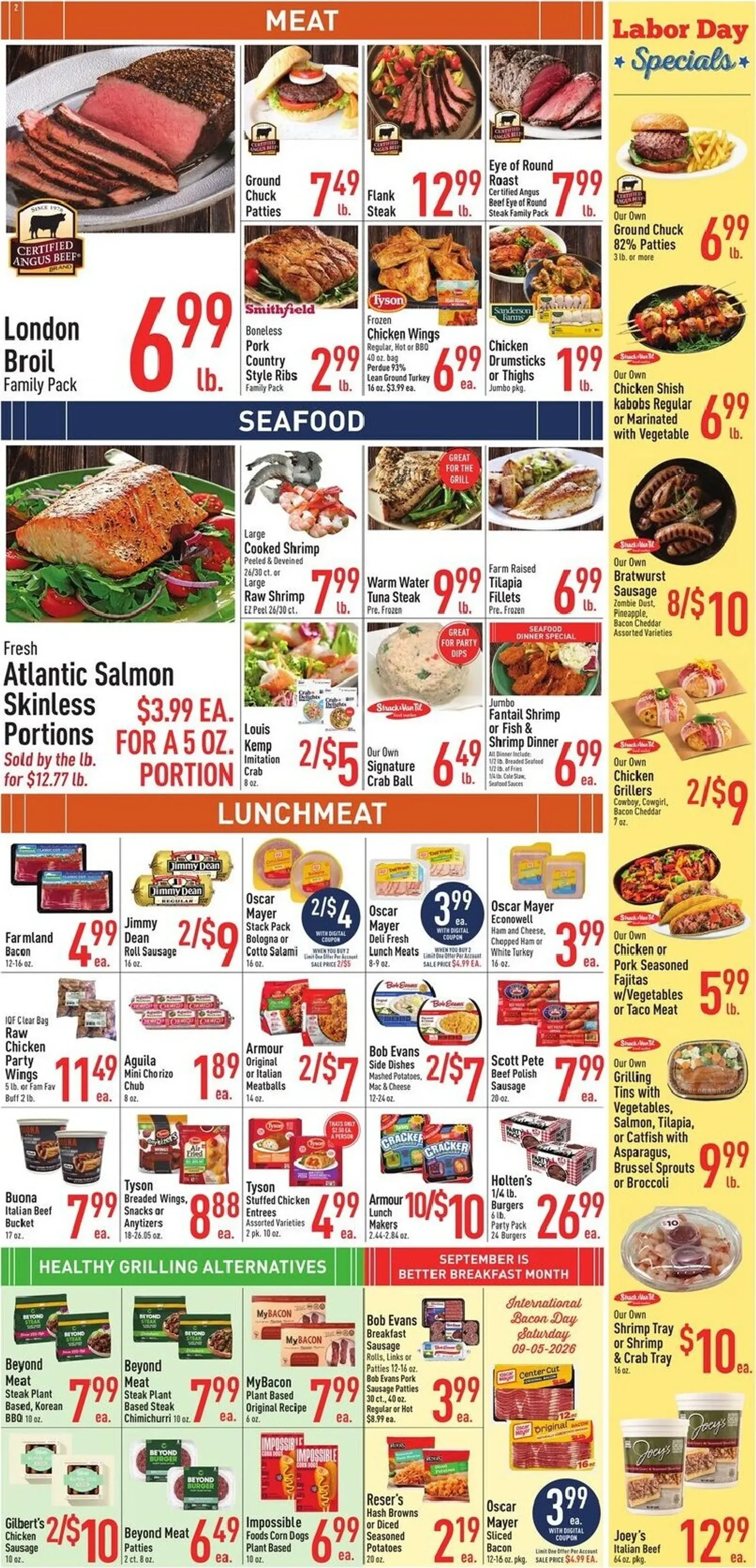 Weekly promotion Strack & Van Til Labor Day Savings spanning from September 2 to September 8 2026 - Page 2 for Catalogue 365