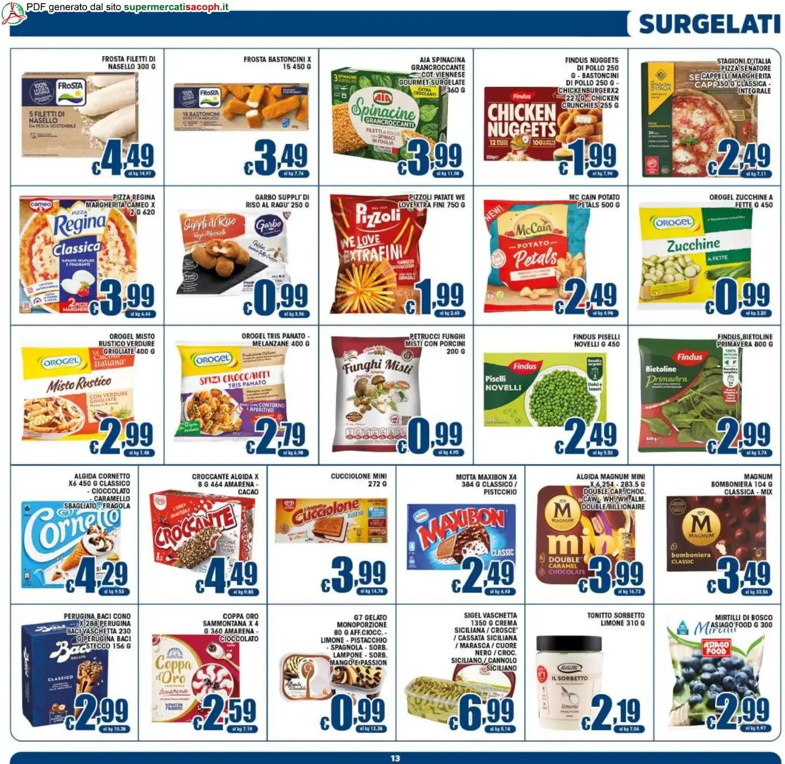 Sacoph volantino dal 31/07/2026 - online Offerte da 31 luglio a 11 agosto di 2026 - Pagina del volantino 13
