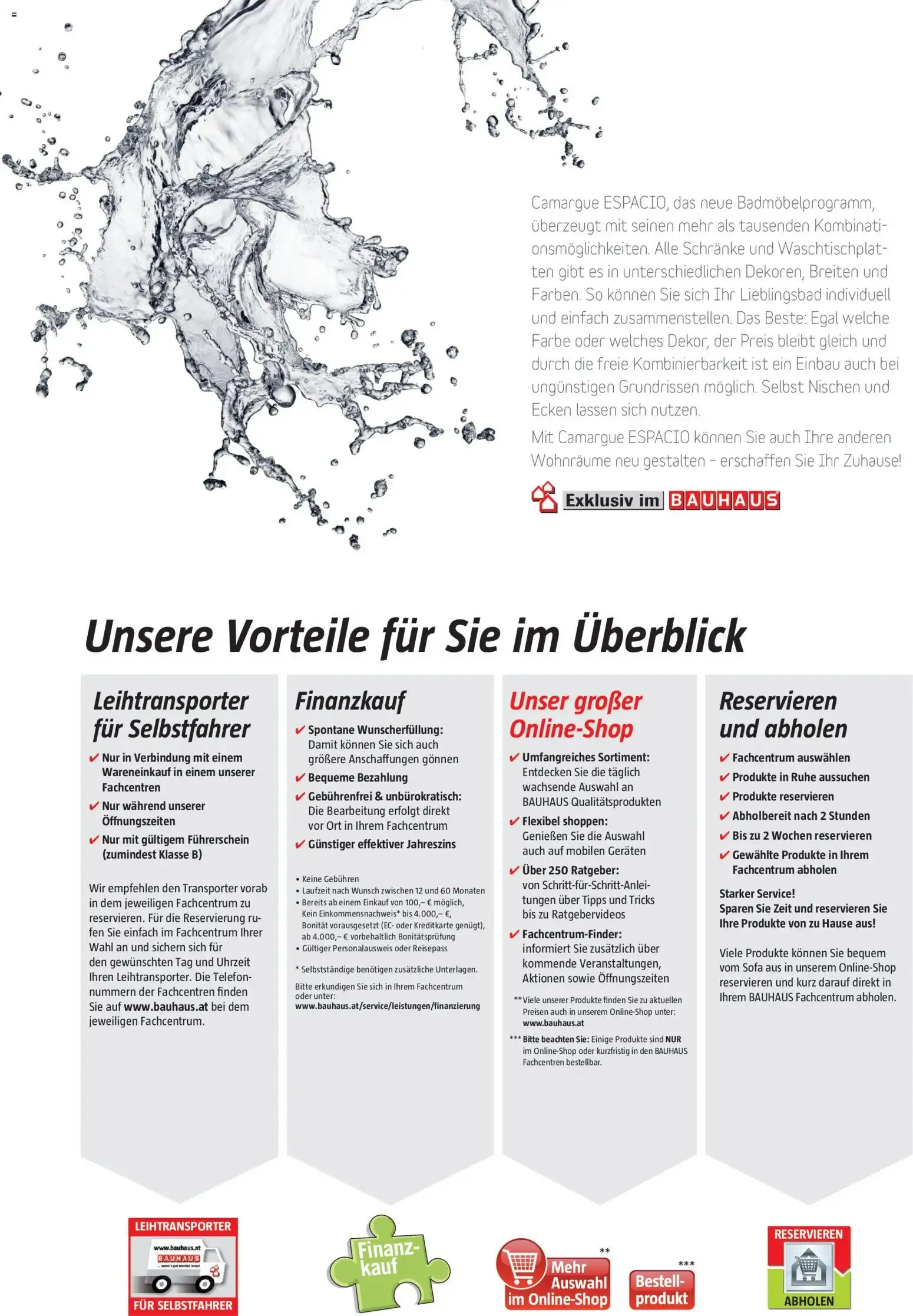Bauhaus Badmöbel Camargue Espacio von 25.05.2026 - Aktuelle Angebote von 25. Mai bis 30. Juni 2026 - Flugblätt seite  2