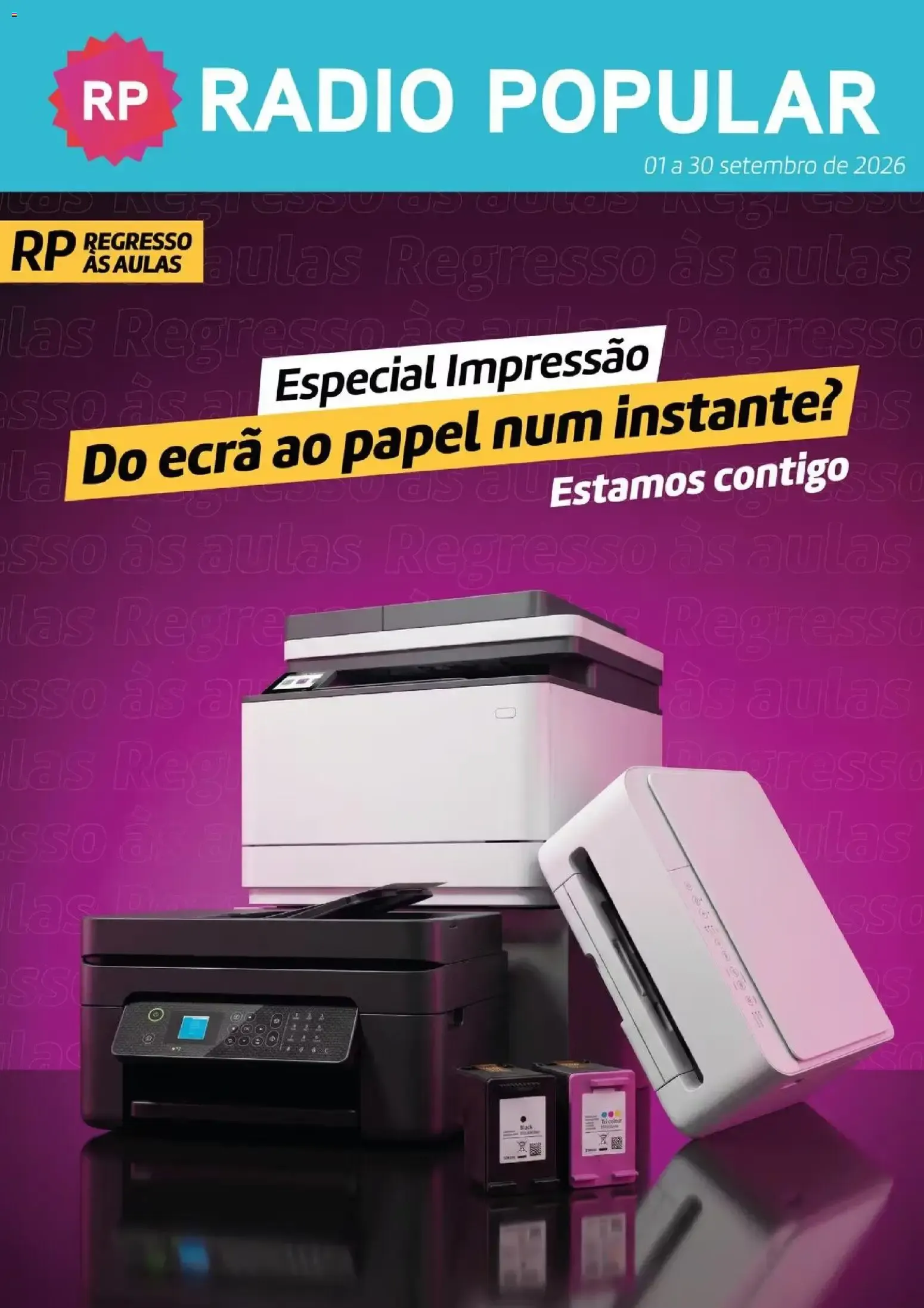 Folheto Radio Popular Estamos contigos » de 01/09/2026 - 30/09/2026 de 1 de setembro até 30 de setembro 2026 - Pagina 1