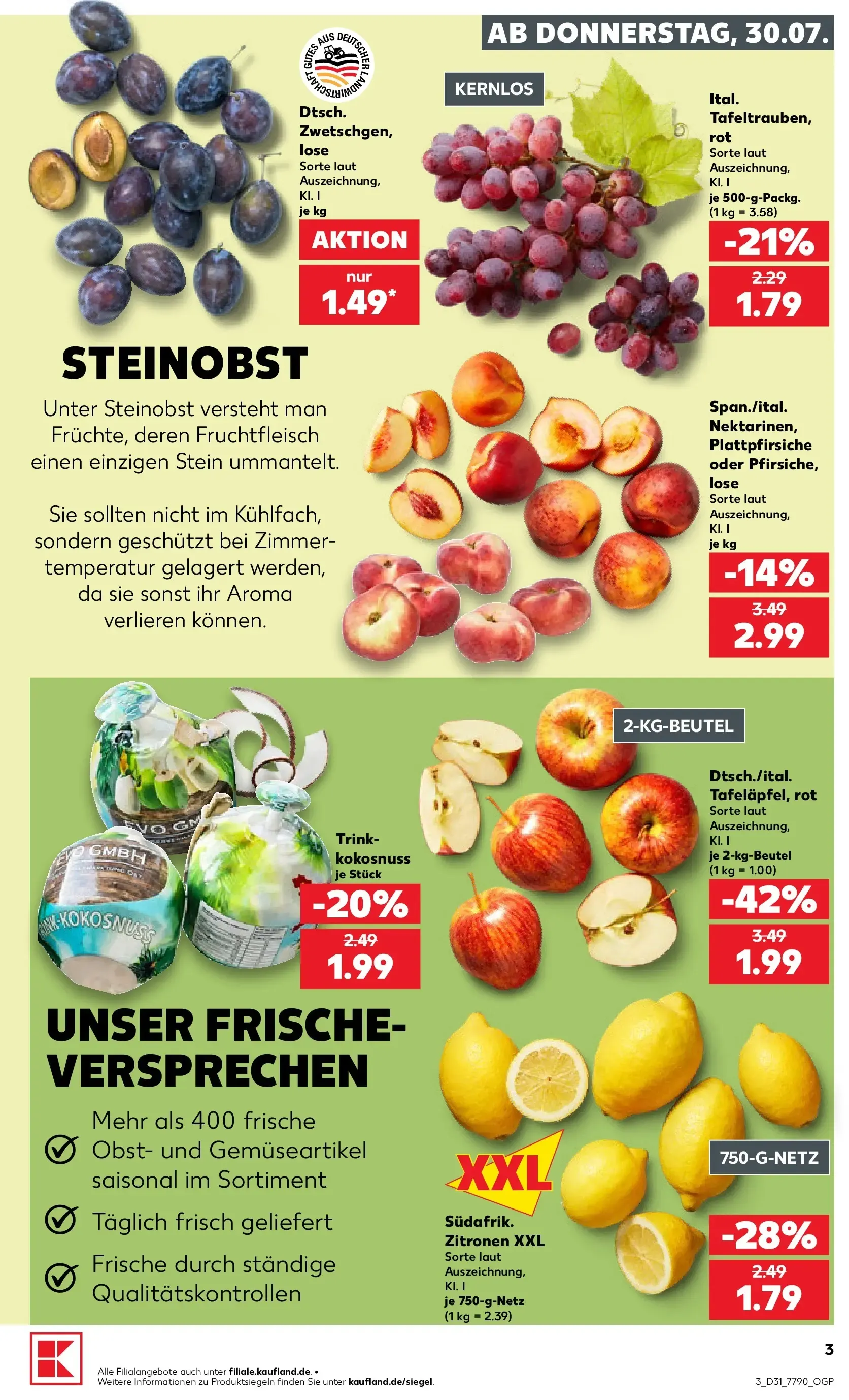 Kaufland: Ofertas de la Semana von 30. Juli bis 5. August 2026 - Prospekt seite 3