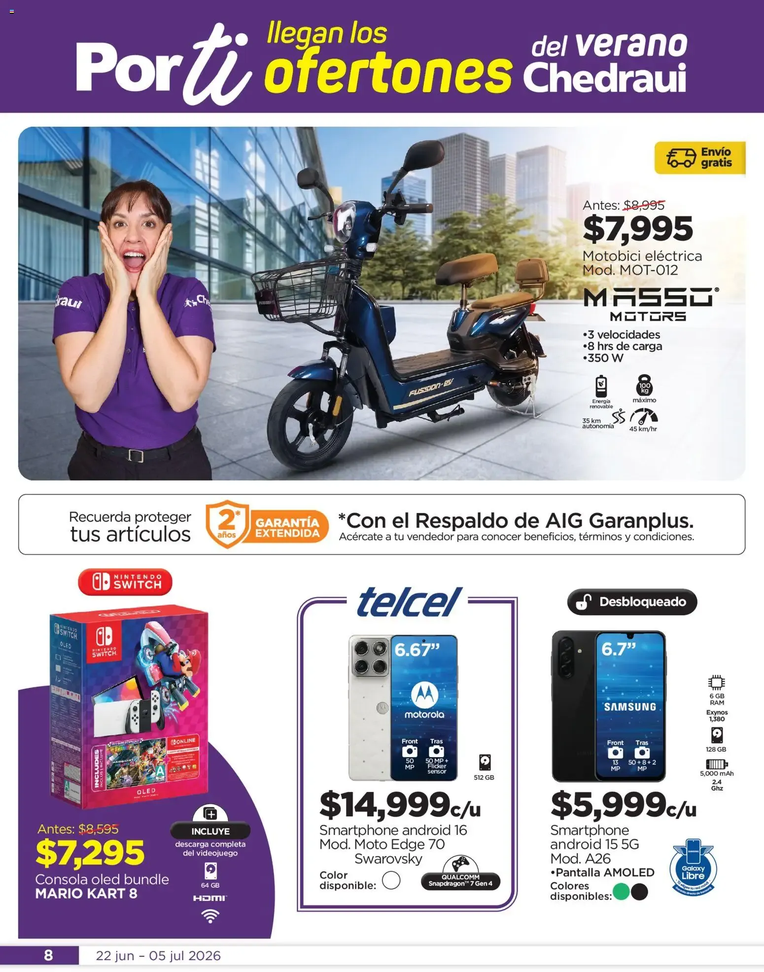 Catálogo de Chedraui folleto Ofertones del verano (22/06/2026 - 05/07/2026) - catálogo en línea 22 de junio al 5 de julio 2026 - Pagina 8