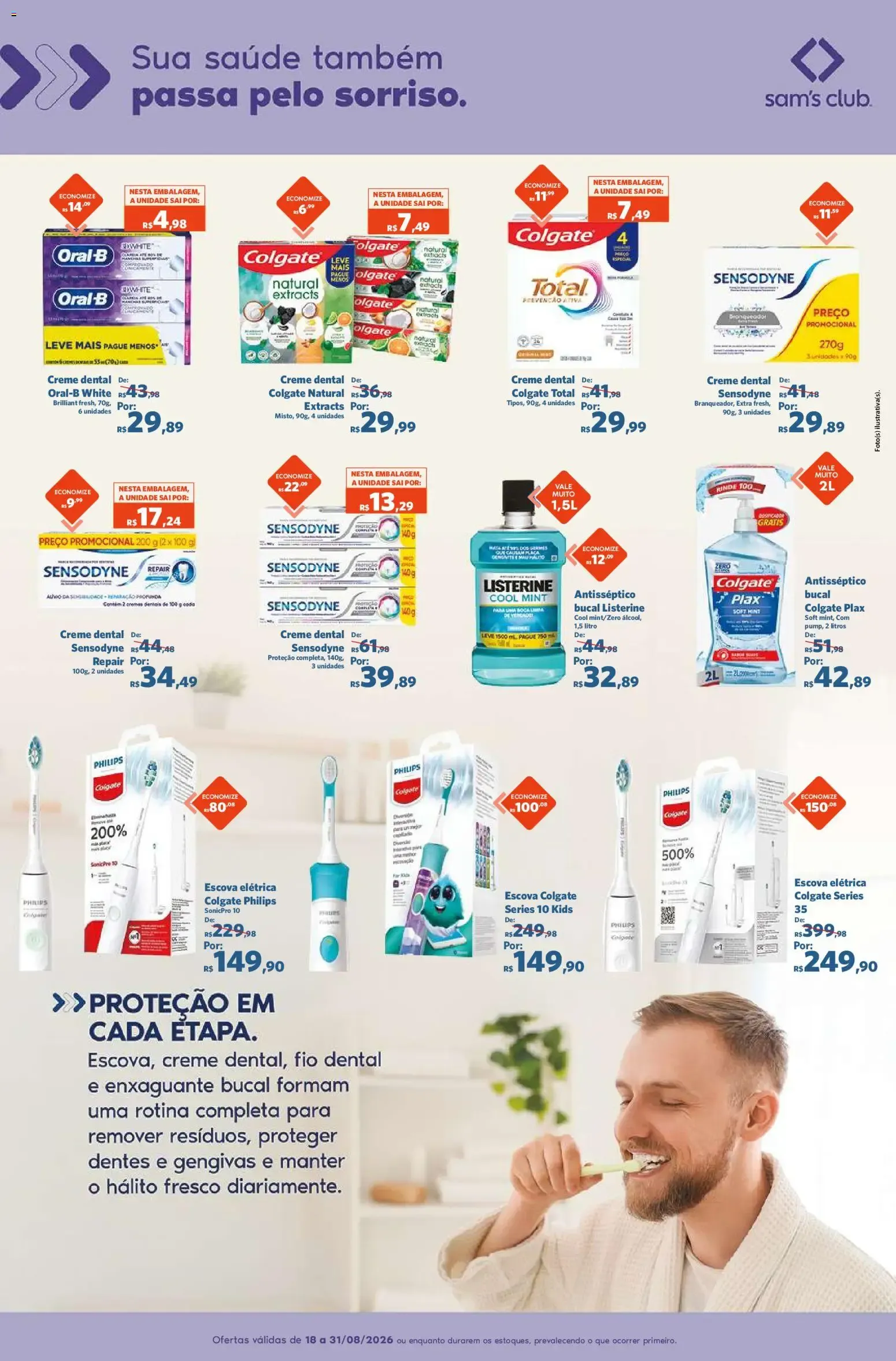 Encarte de Sam's Club ofertas Beleza de 18/08/2026 | Promoções Online 18 de agosto até 31 de agosto 2026 - Pagina 10