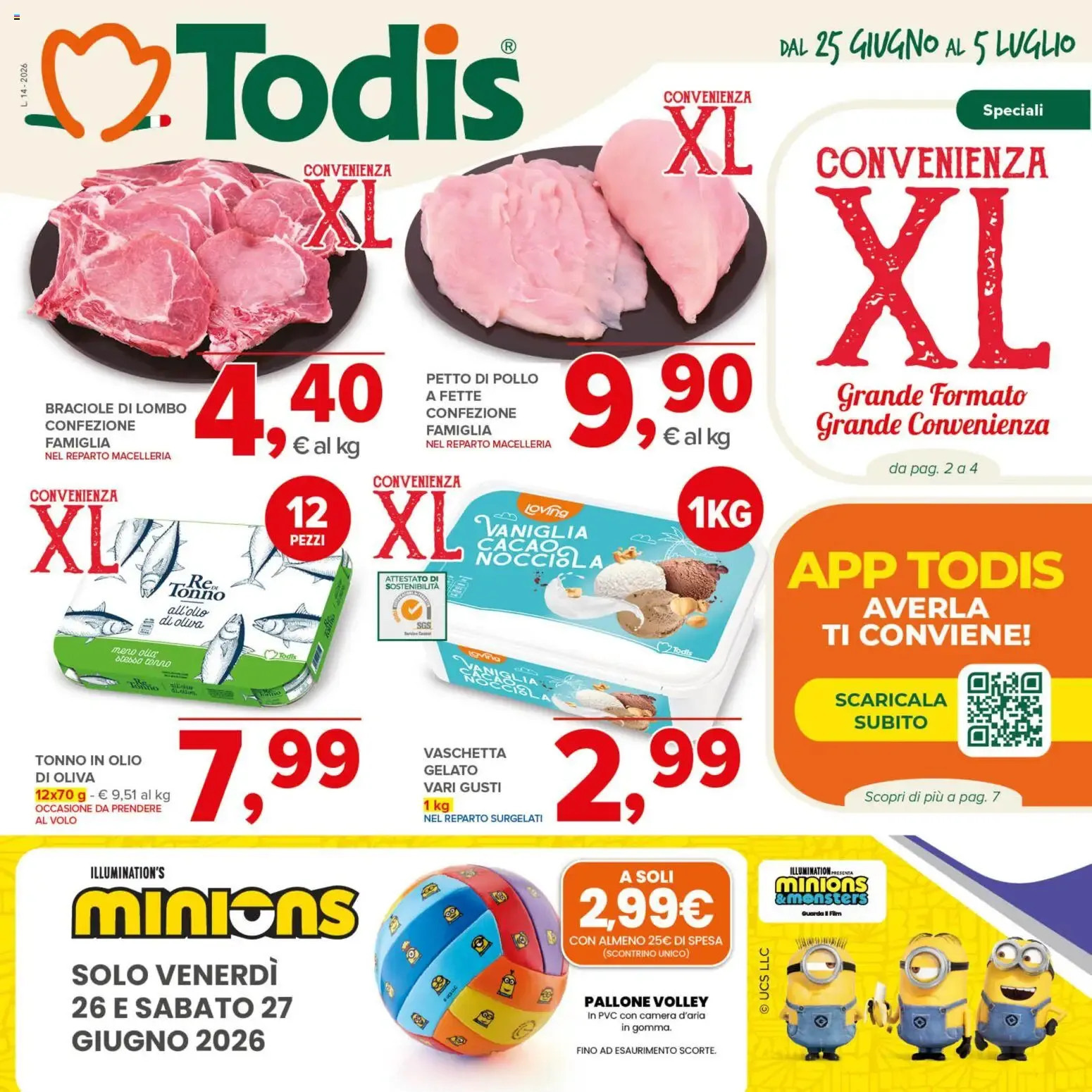 Nuovo Todis volantino Lazio dal 25/06/2026 > offerte anteprima 🛍️