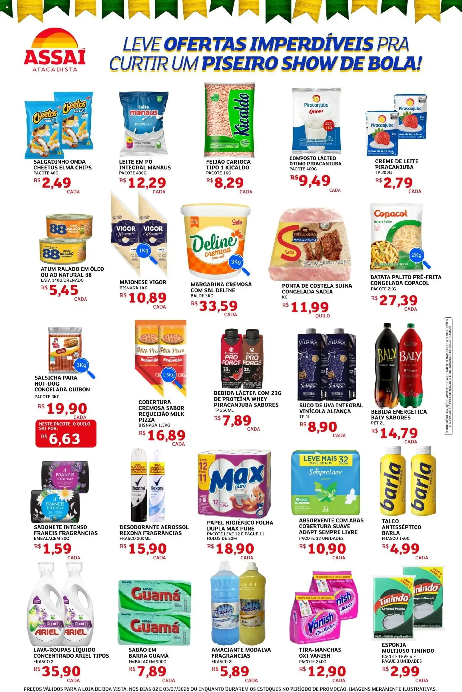 Encarte de Assaí Atacadista ofertas - RR de 02/07/2026 | Promoções Online 2 de julho até 3 de julho 2026 - Pagina 2