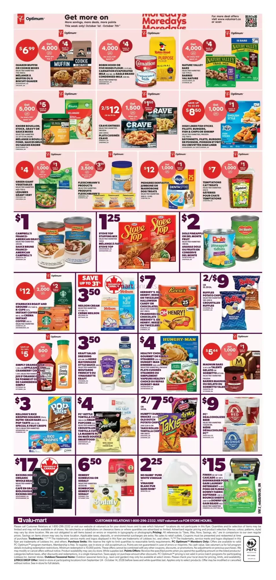 Valu-mart flyer week 40 from October 1 to October 7 2026 - flyer page 2