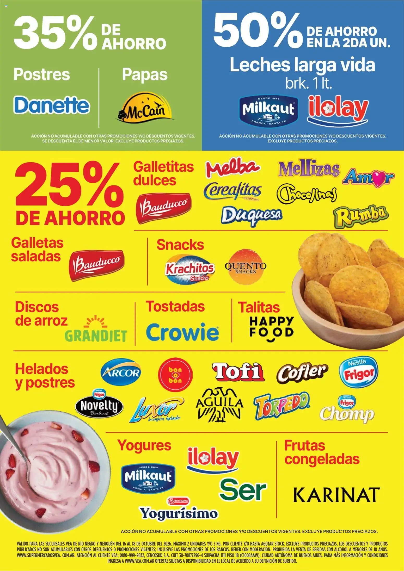 Ofertas de Vea - Fin de semana de Río Negro y Neuquén del 16/10/2026 - 18/10/2026 16 de octubre al 18 de octubre 2026 - Página 4 del catálogo