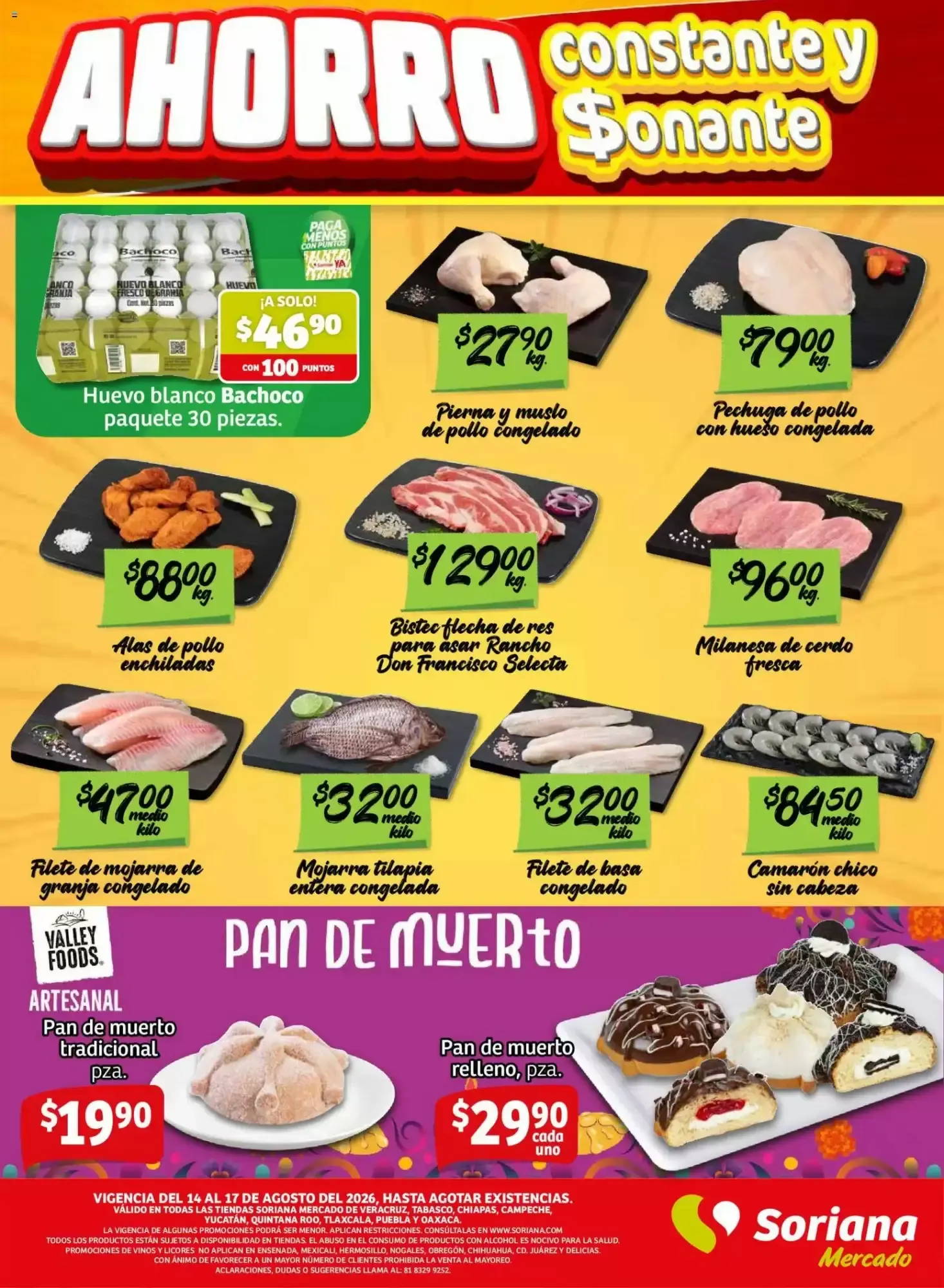 Catálogo de Folleto Soriana Mercado 14 de agosto al 17 de agosto 2026 - Pagina 2