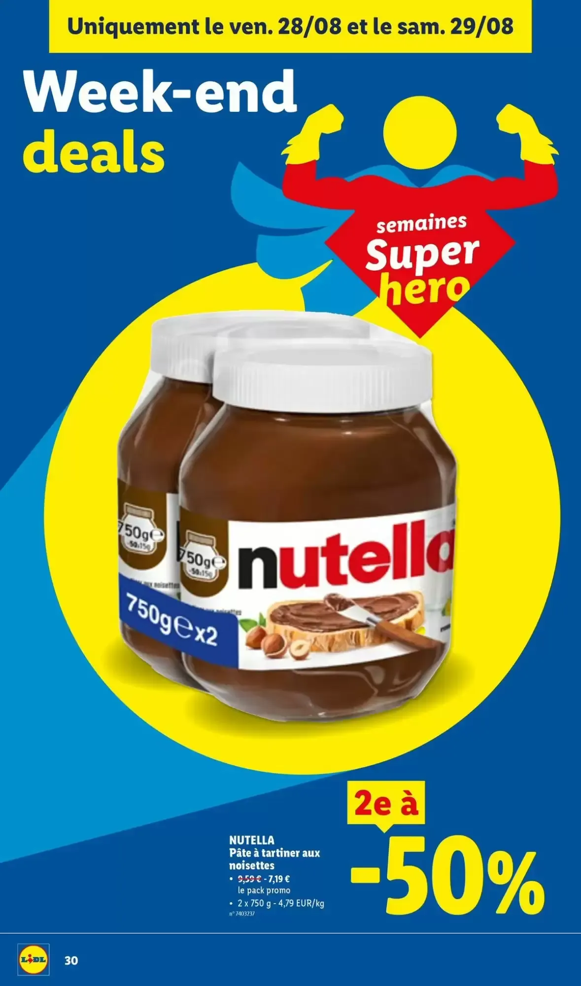 Lidl Semaines Super Hero van 24 augustus tot 29 augustus 2026 - folder pagina 30