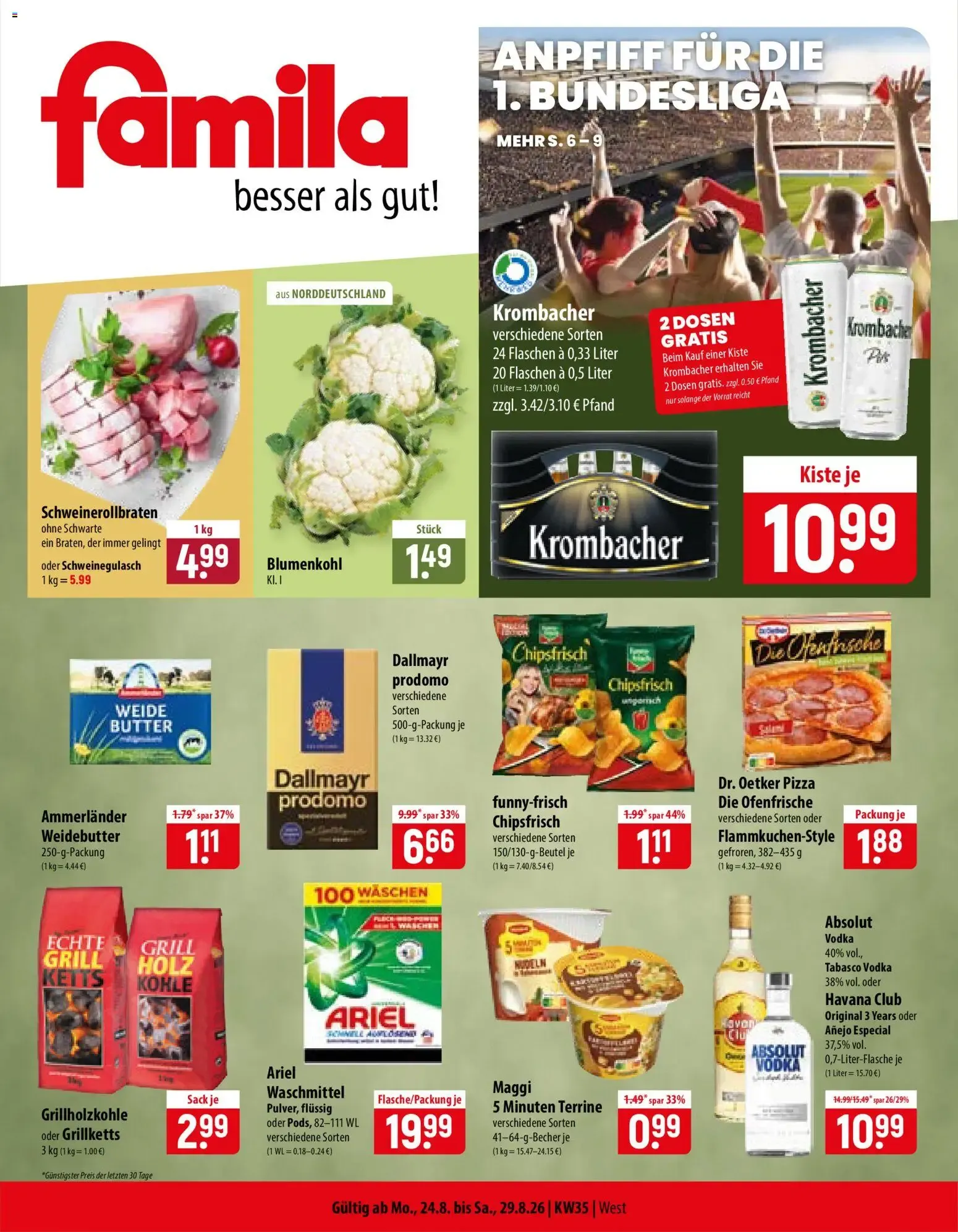 Famila Prospekt (ab 24.08.2026) zum Blättern