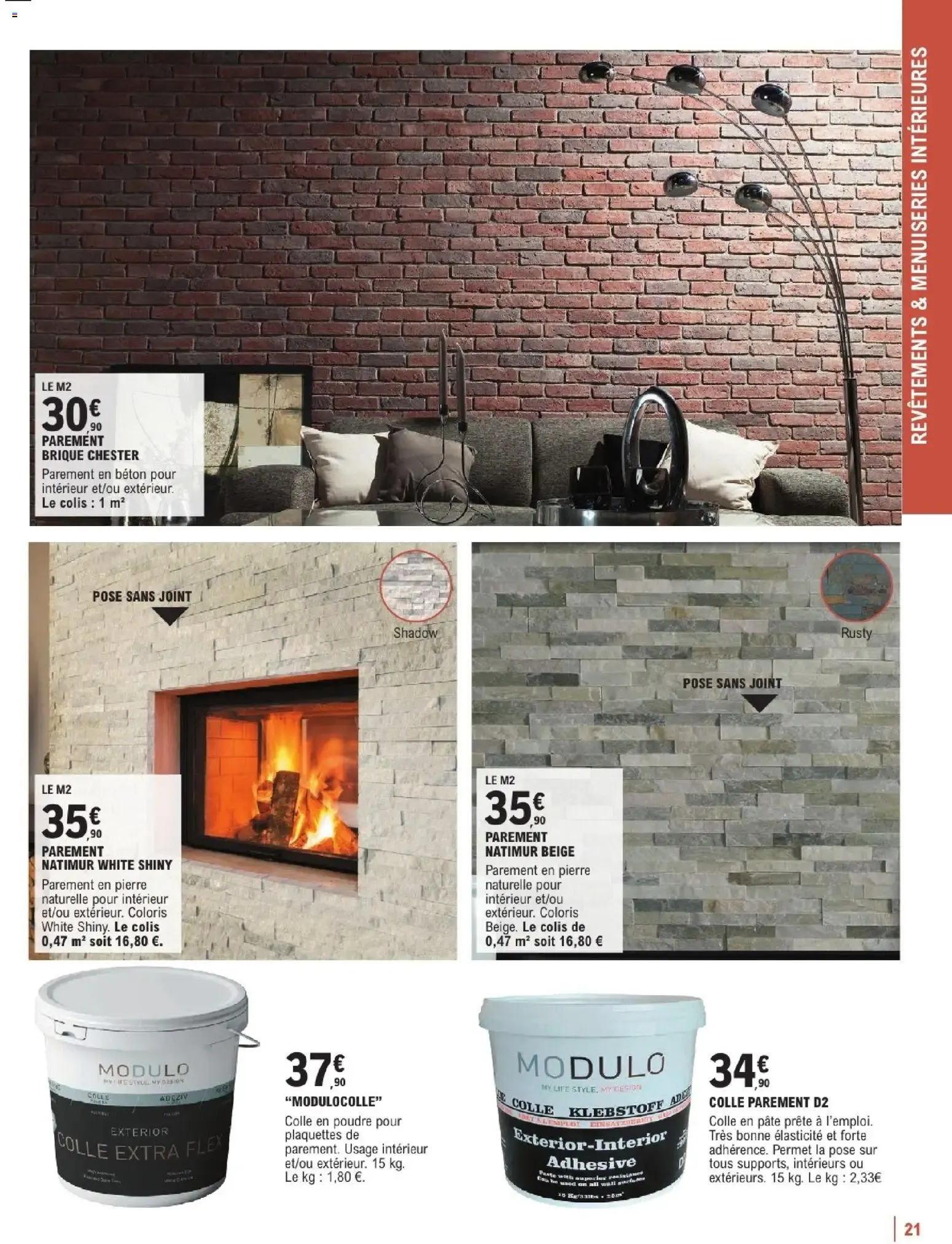 Brico E.Leclerc - Guide aménagement intérieur à partir du 06/01/2026 - promo en ligne du 6 janvier au 7 février 2026 - Catalogue page 21
