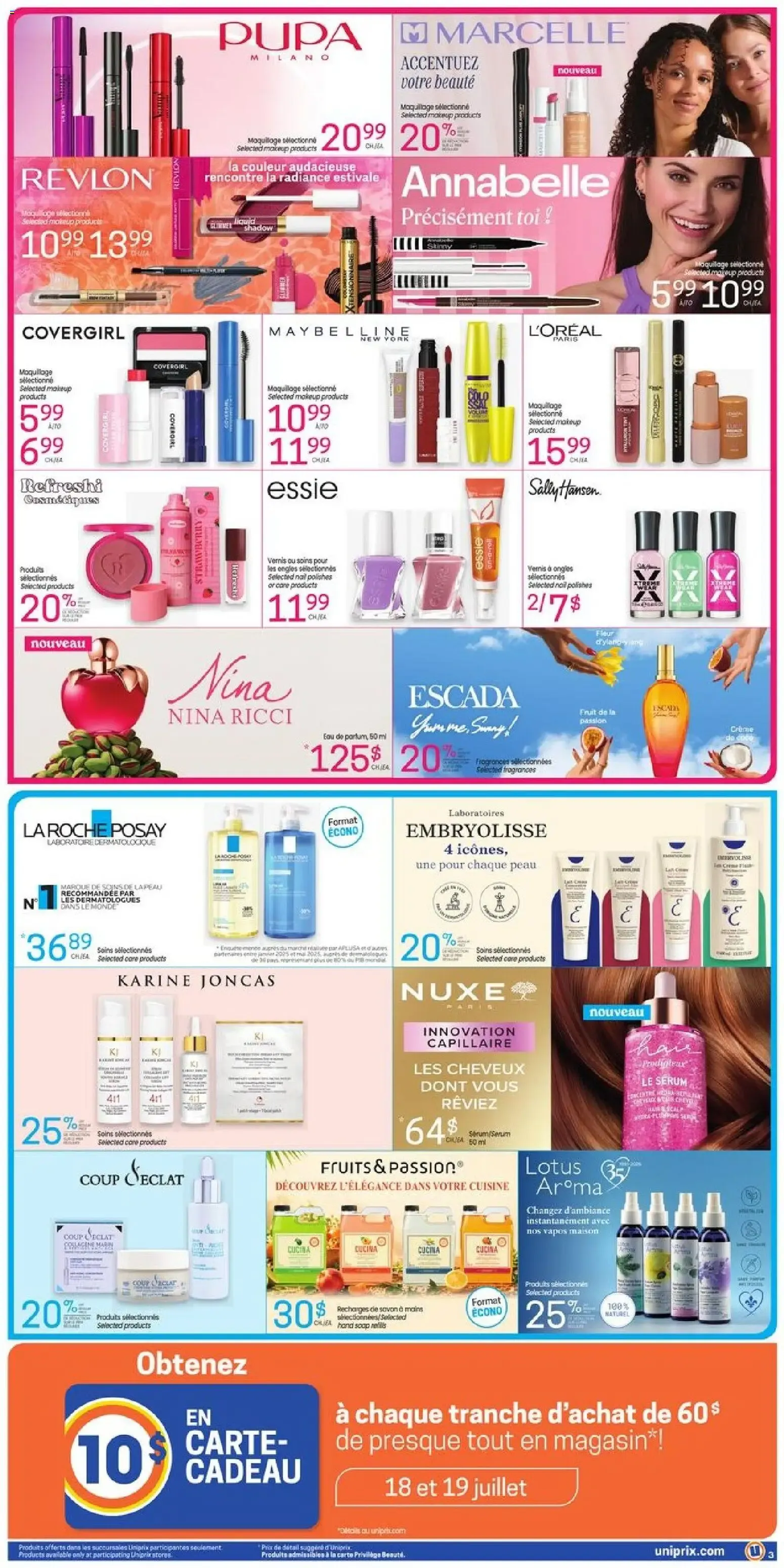 Uniprix weekly flyer / circulaire from Jul 16, 2026 > weekly specials & deals from July 16 to July 22 2026 - flyer page 4
