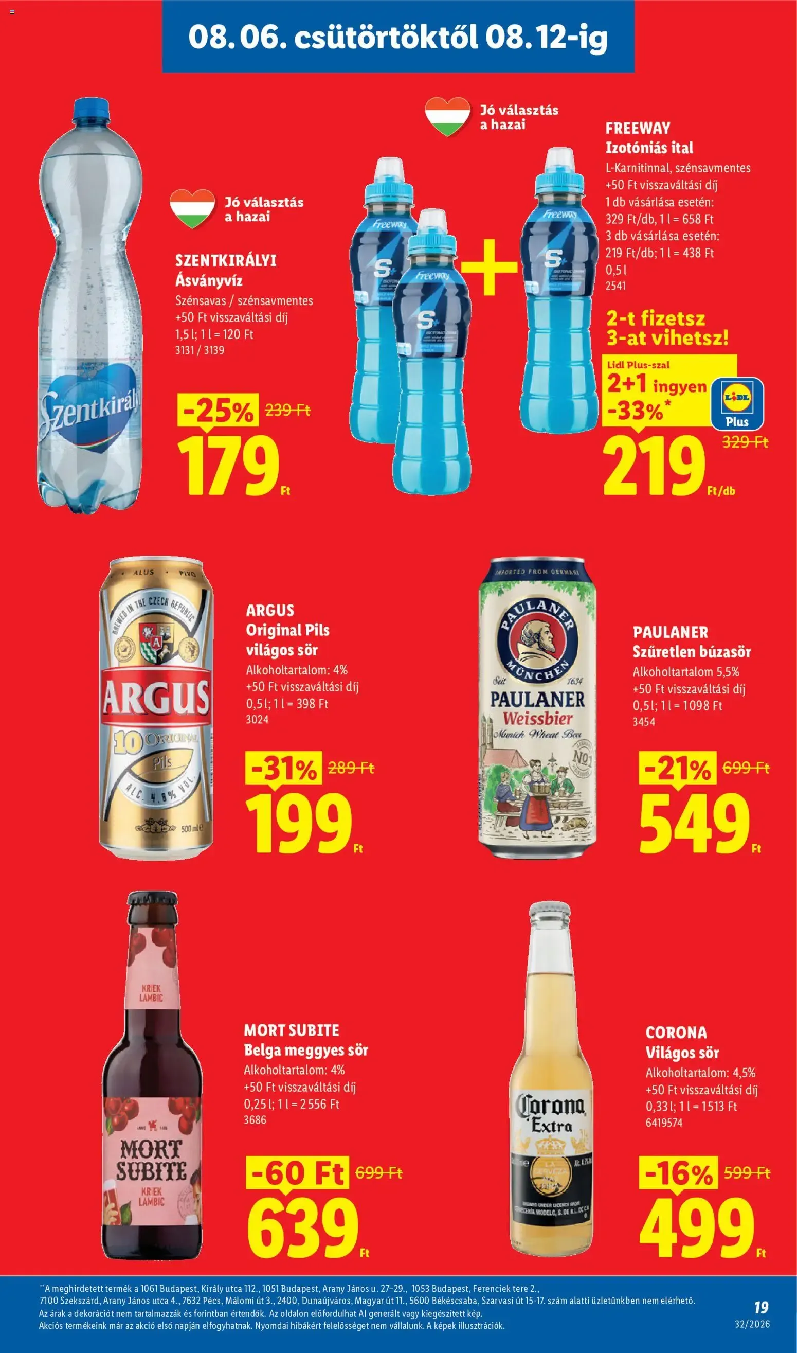 Katalógus Lidl akciós újság - 2026.08.06. -tól/töl > akció, lapozható szórólap 🛍️ augusztus 6.-tól augusztus 12.-ig 2026. - Oldal 19