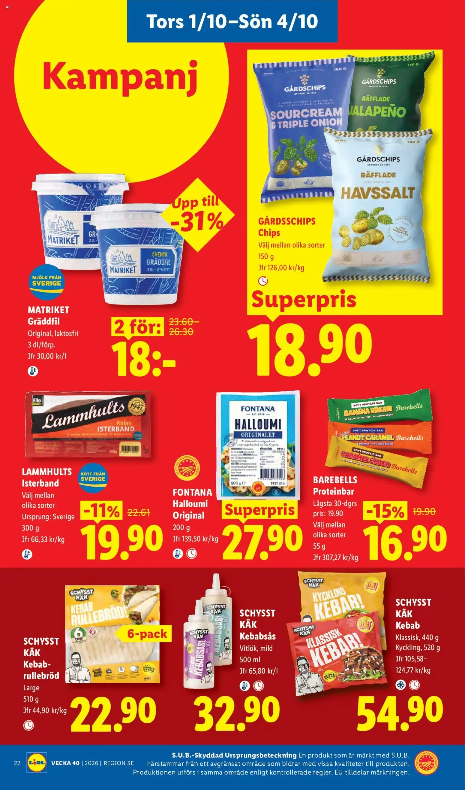 Lidl erbjudanden från 28/09/2026 - 04/10/2026 > Reklamblad nuvarande rabatter från 28 september till 4 oktober 2026 - Reklamblad sidor 25