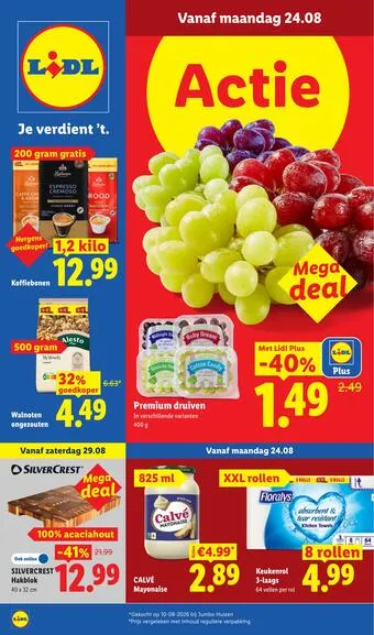 Lidl folder van 24 augustus tot 30 augustus 2026 - Folder pagina 1