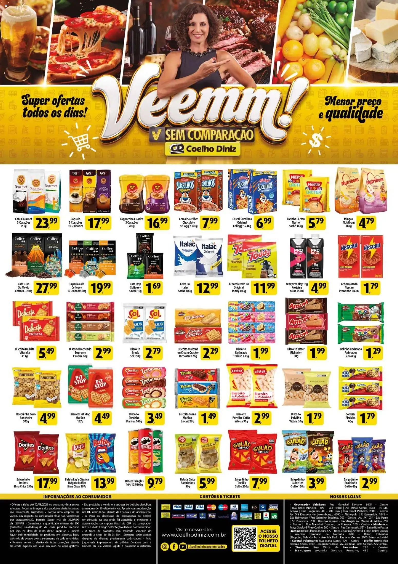 Encarte de Veemm! Sem Comparação - Coelho Diniz: Super ofertas todos os dias 22 de julho até 12 de agosto 2026 - Pagina 1
