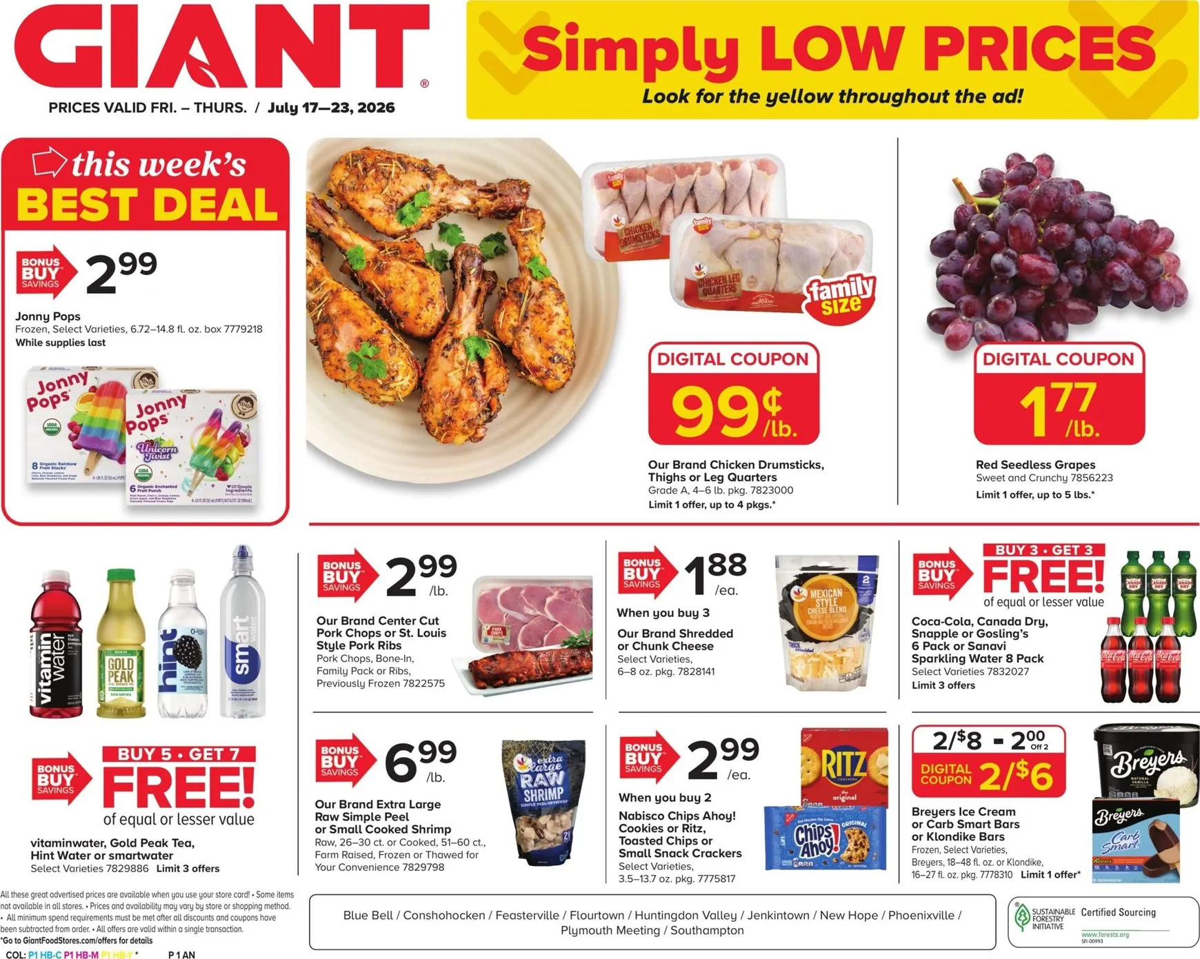 Current The Giant Company leaflet valid from Friday 07/17/2026 to Thursday 07/23/2026