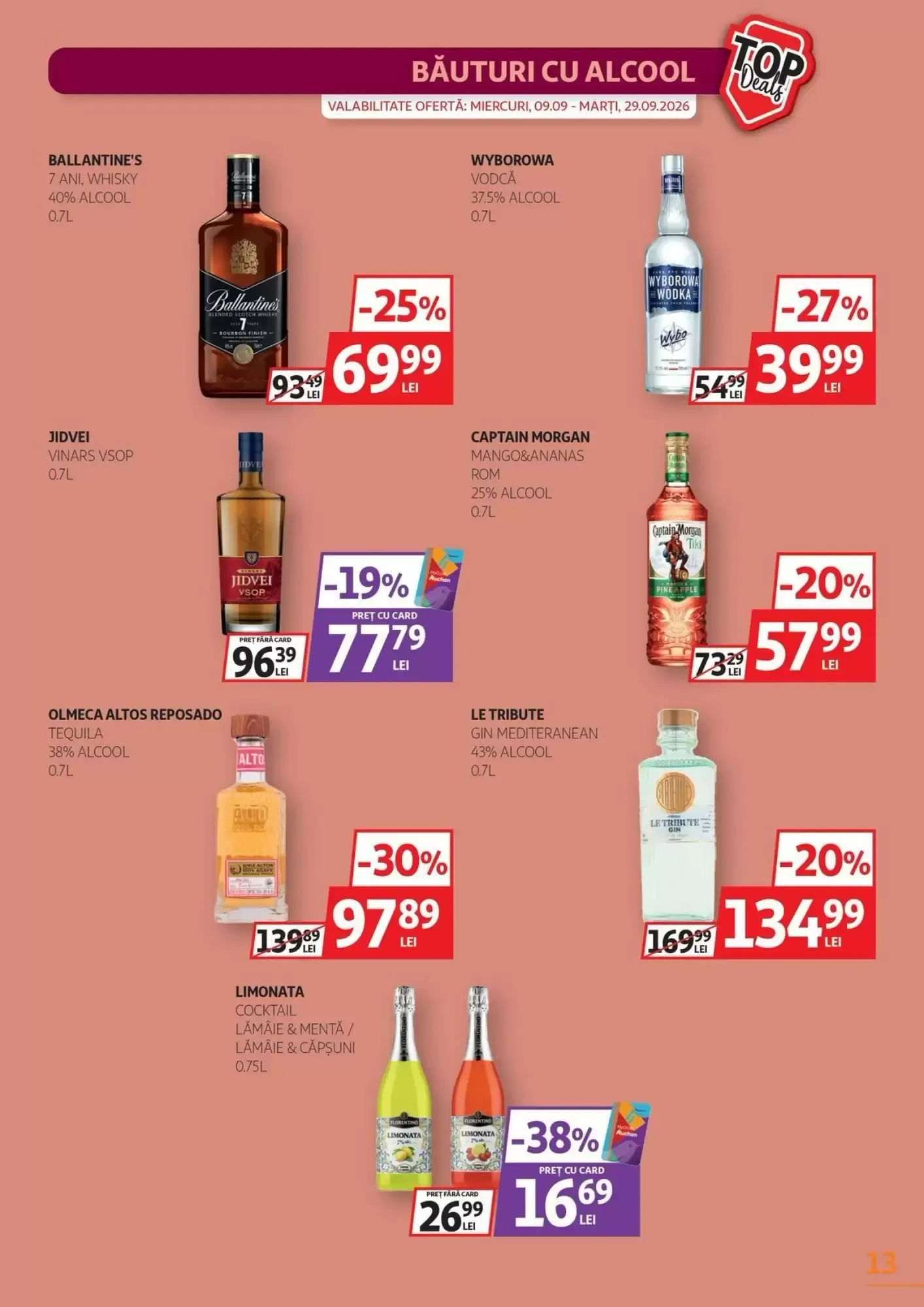 Catalog Catalog Auchan de la 9 septembrie până la 29 septembrie 2026 - Revista Pagina 13
