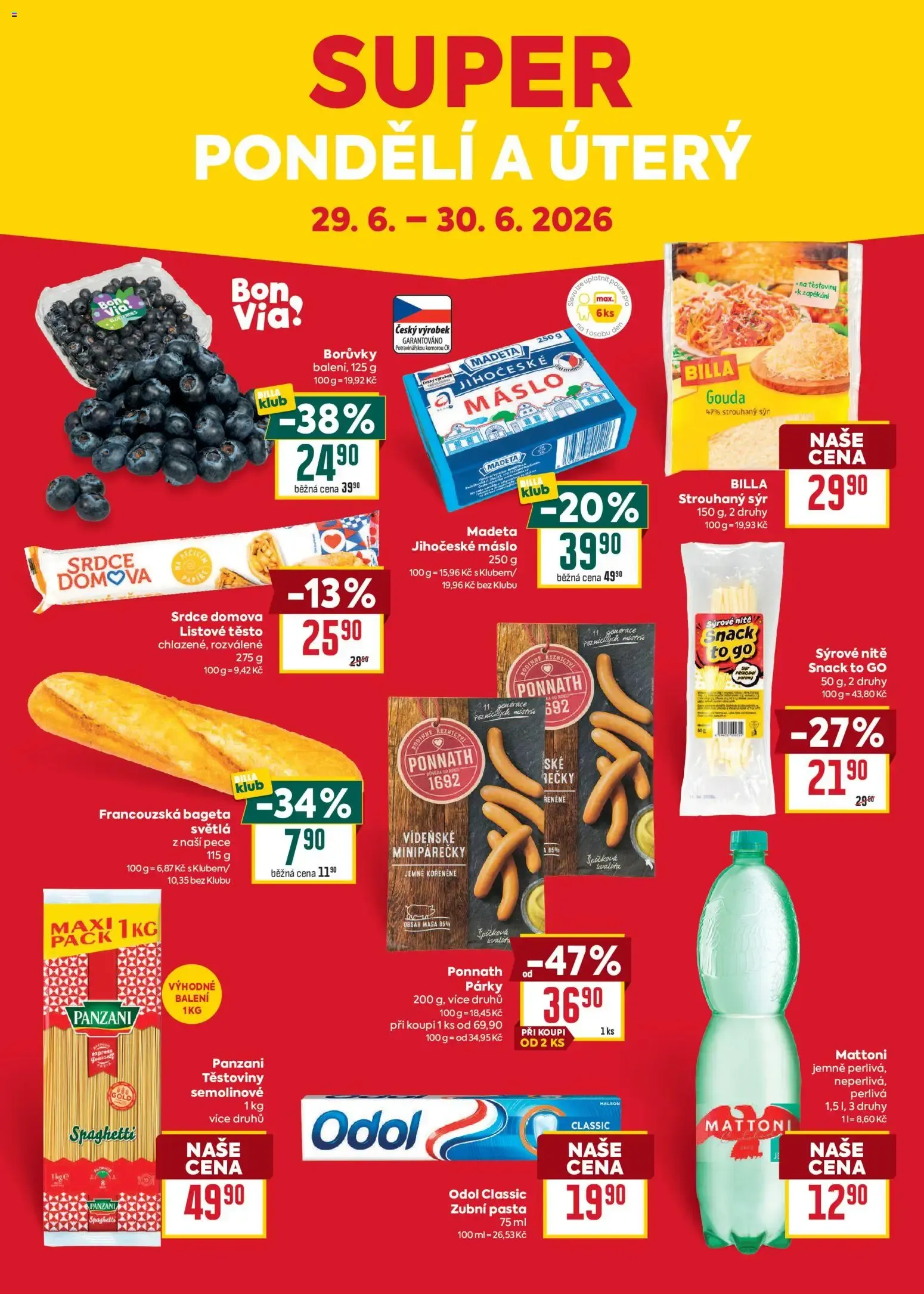 Billa leták od 24.06.2026 + Akce příští týden - 24. června 30. června 2026 - Page 8