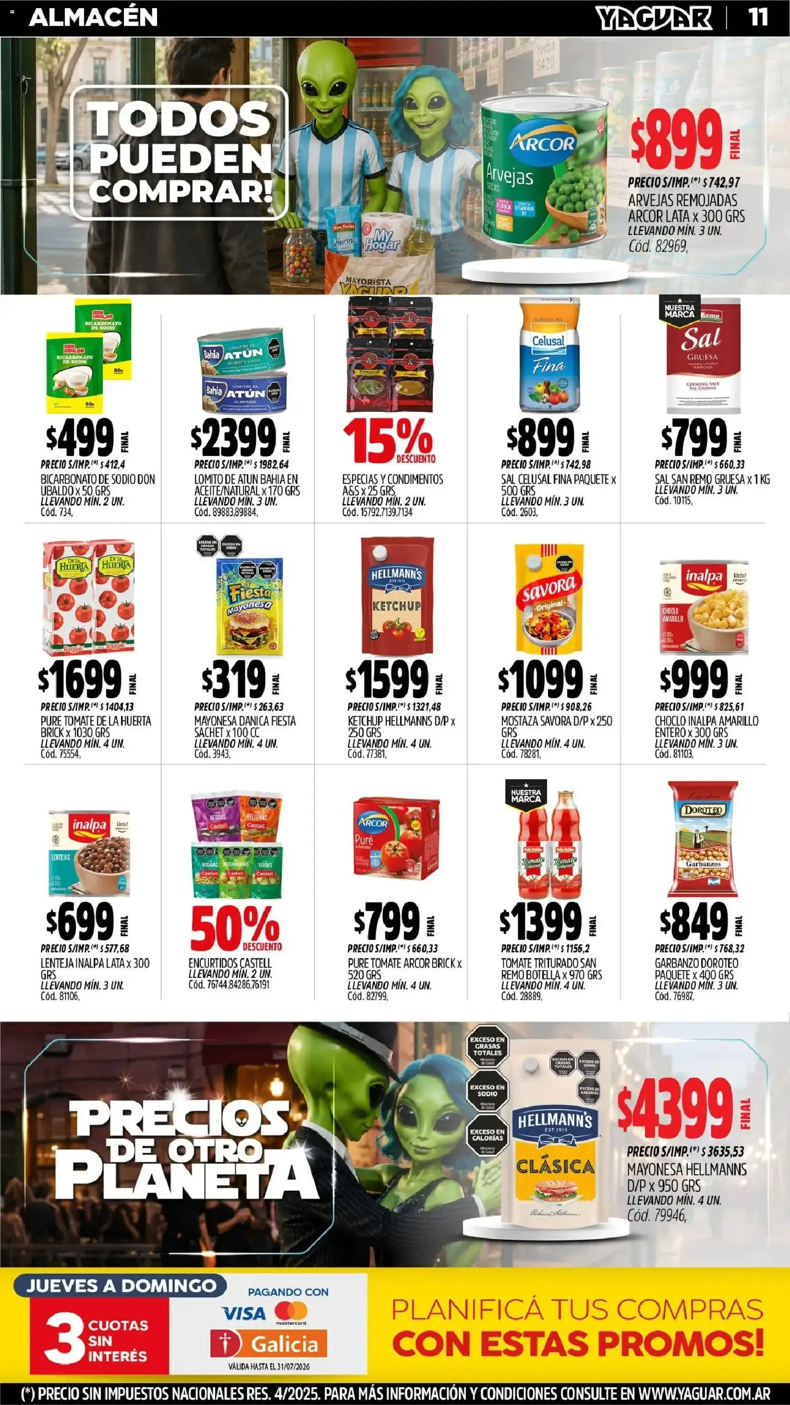 Ofertas de Mayorista Yaguar - Precios de Otro Planeta - Ofertas para Trelew 29 de junio al 5 de julio 2026 - Página 13 del catálogo