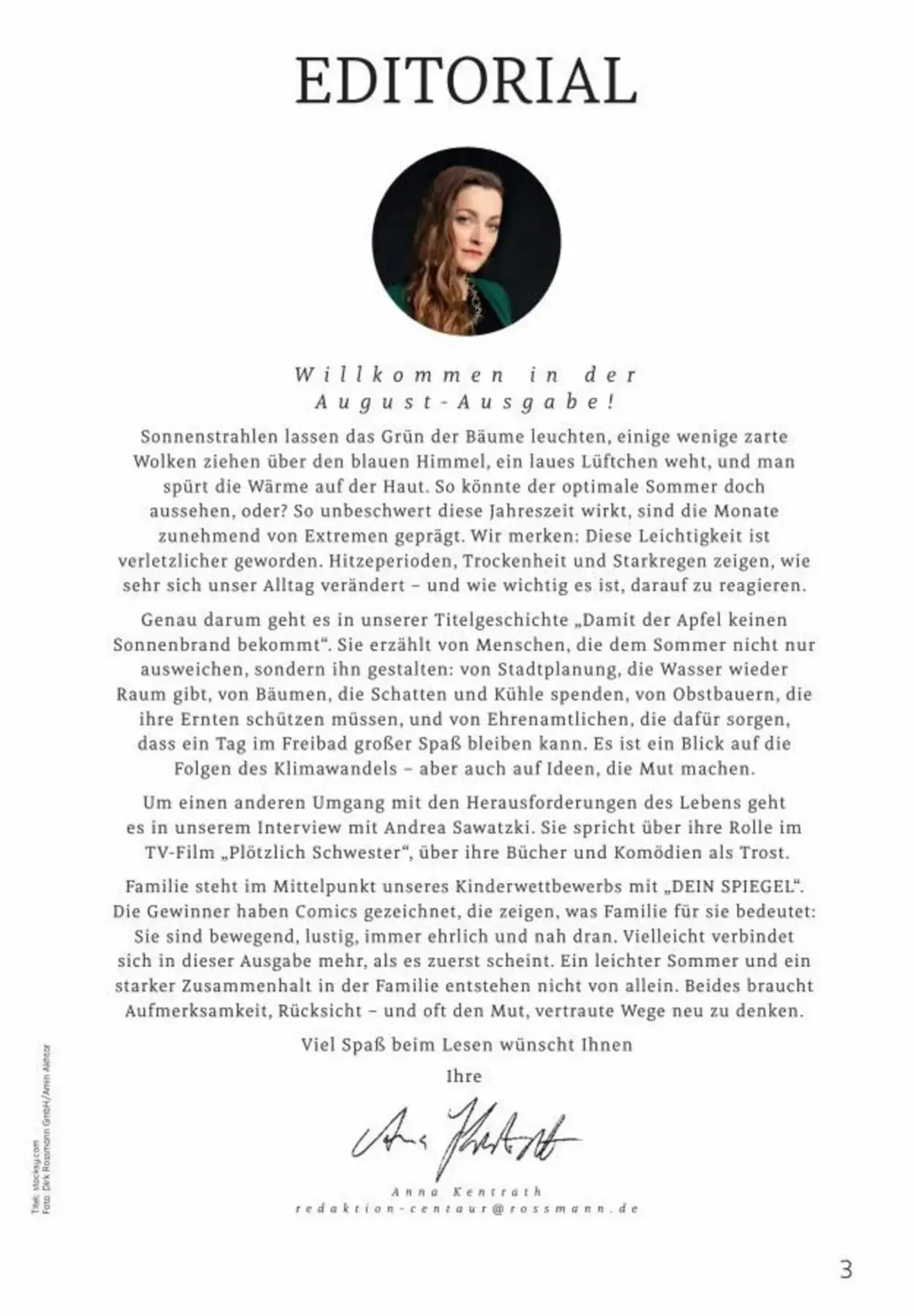 Centaur Magazin (Rossmann) von 1. August bis 31. August 2026 - Prospekt seite 3
