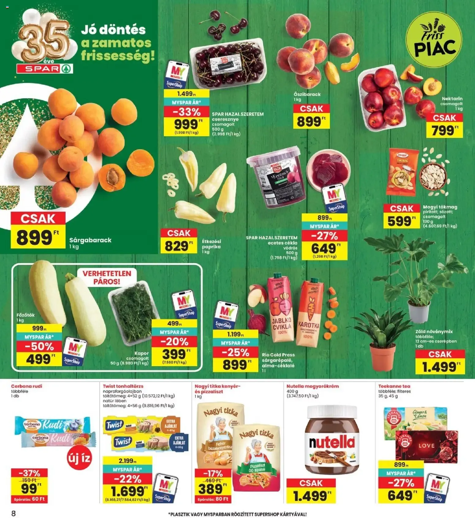 Katalógus Interspar akciós újság - 2026.06.18. -tól/töl > akció, lapozható szórólap 🛍️ június 18.-tól június 24.-ig 2026. - Oldal 8