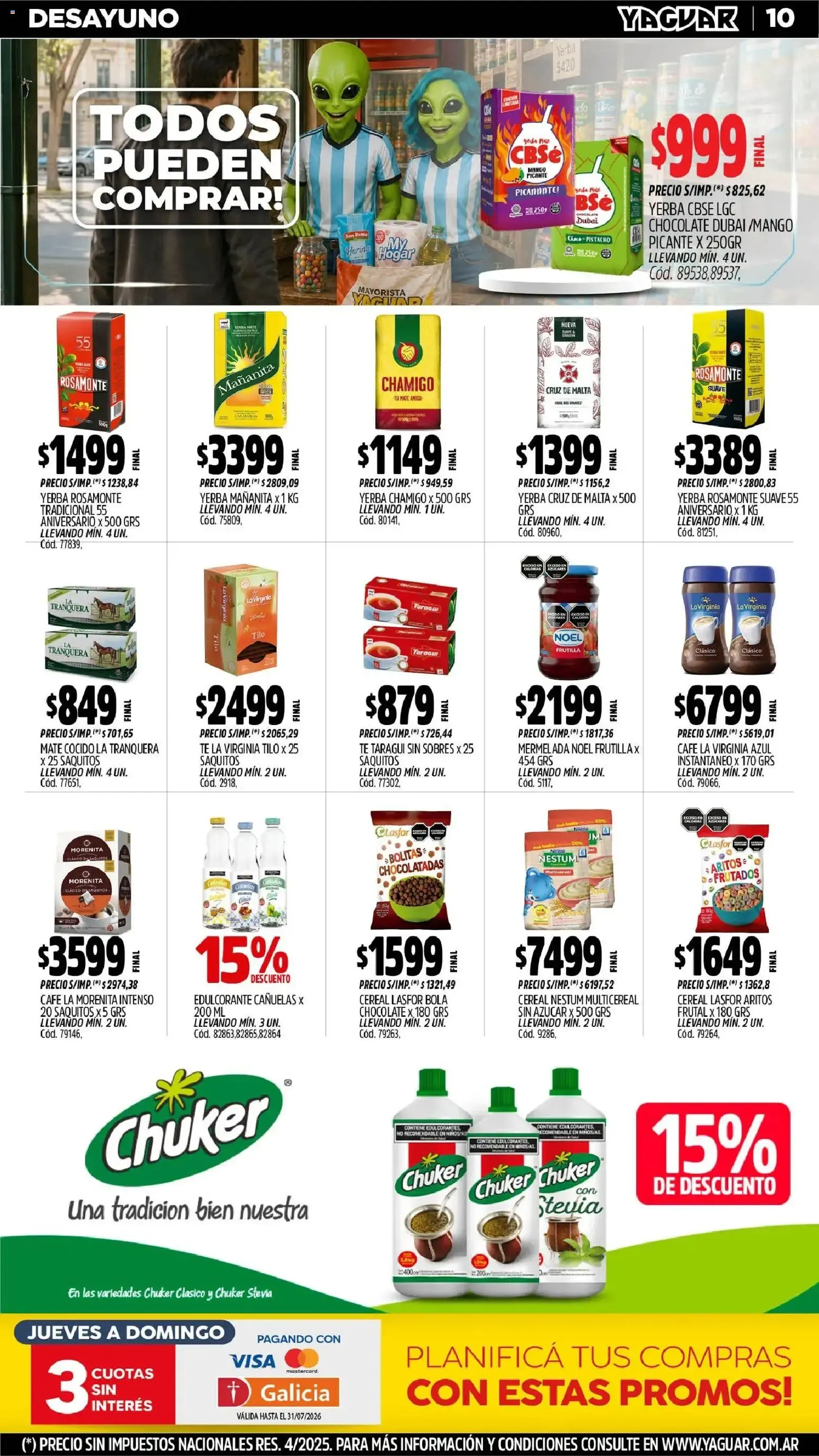 Ofertas de Yaguar catálogo del 06/07/2026 - 12/07/2026 6 de julio al 12 de julio 2026 - Página 11 del catálogo