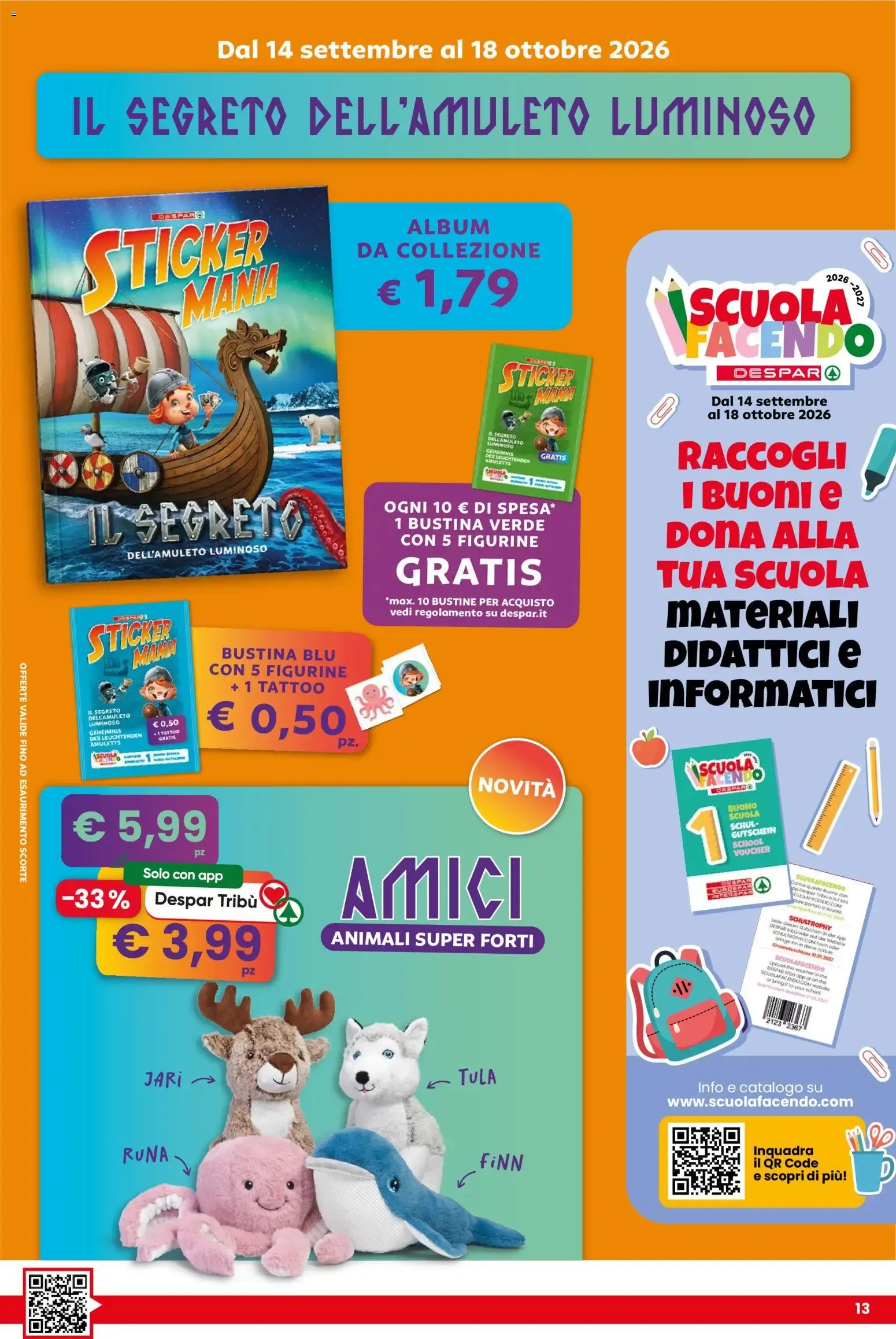 Despar Sottocosto da 1 ottobre a 10 ottobre di 2026 - Pagina del volantino 13