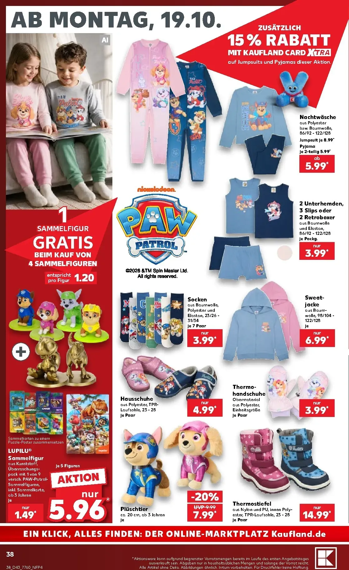 Kaufland Prospekt nächste Woche – von Montag 19.10.2026 bis Samstag 24.10.2026 von 19. Oktober bis 24. Oktober 2026 - Prospekt seite 39