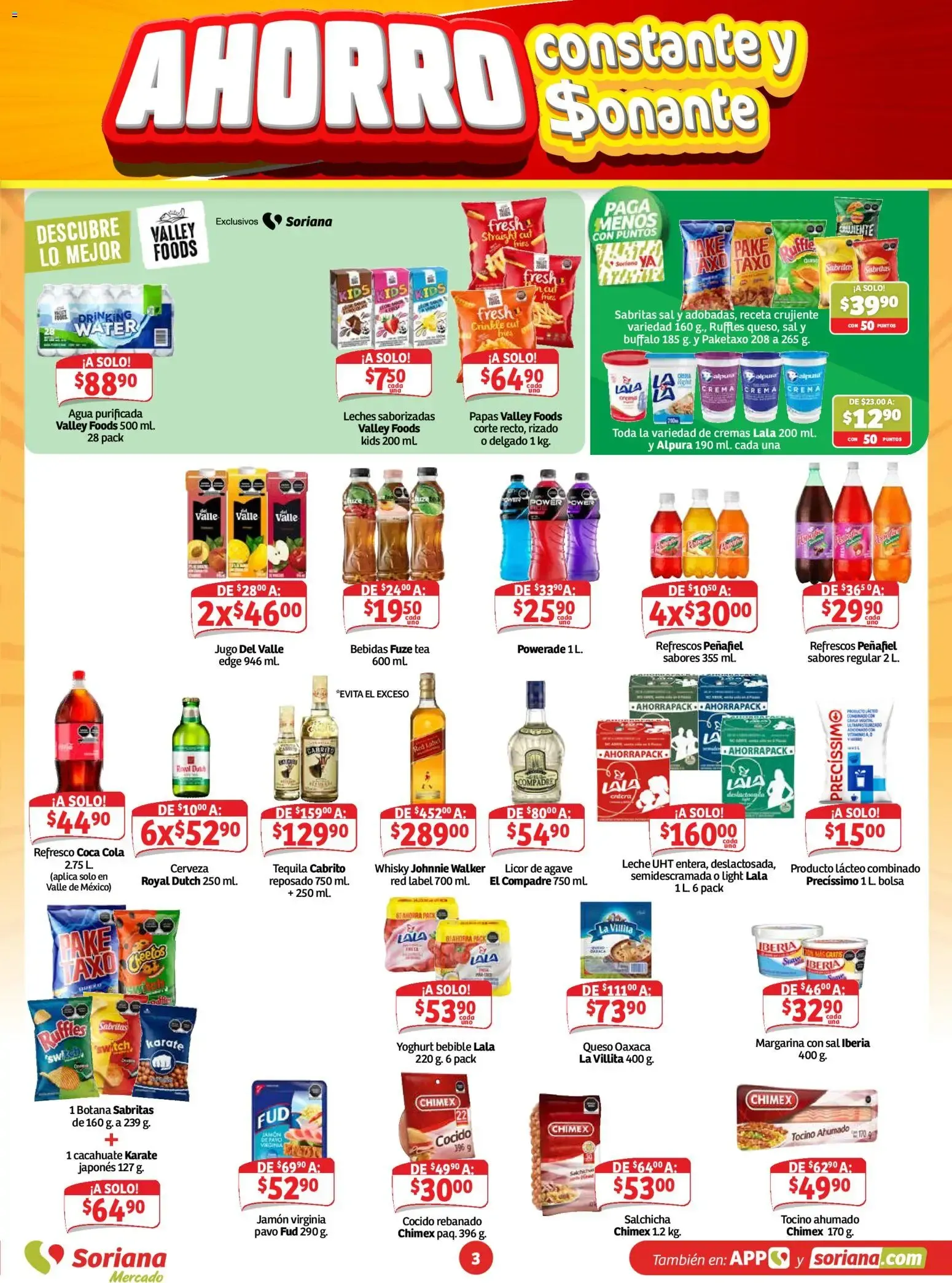 Catálogo de SORIANA ofertas hoy de 23/10/2026 - Folleto Octubre 23 de octubre al 29 de octubre 2026 - Pagina 3