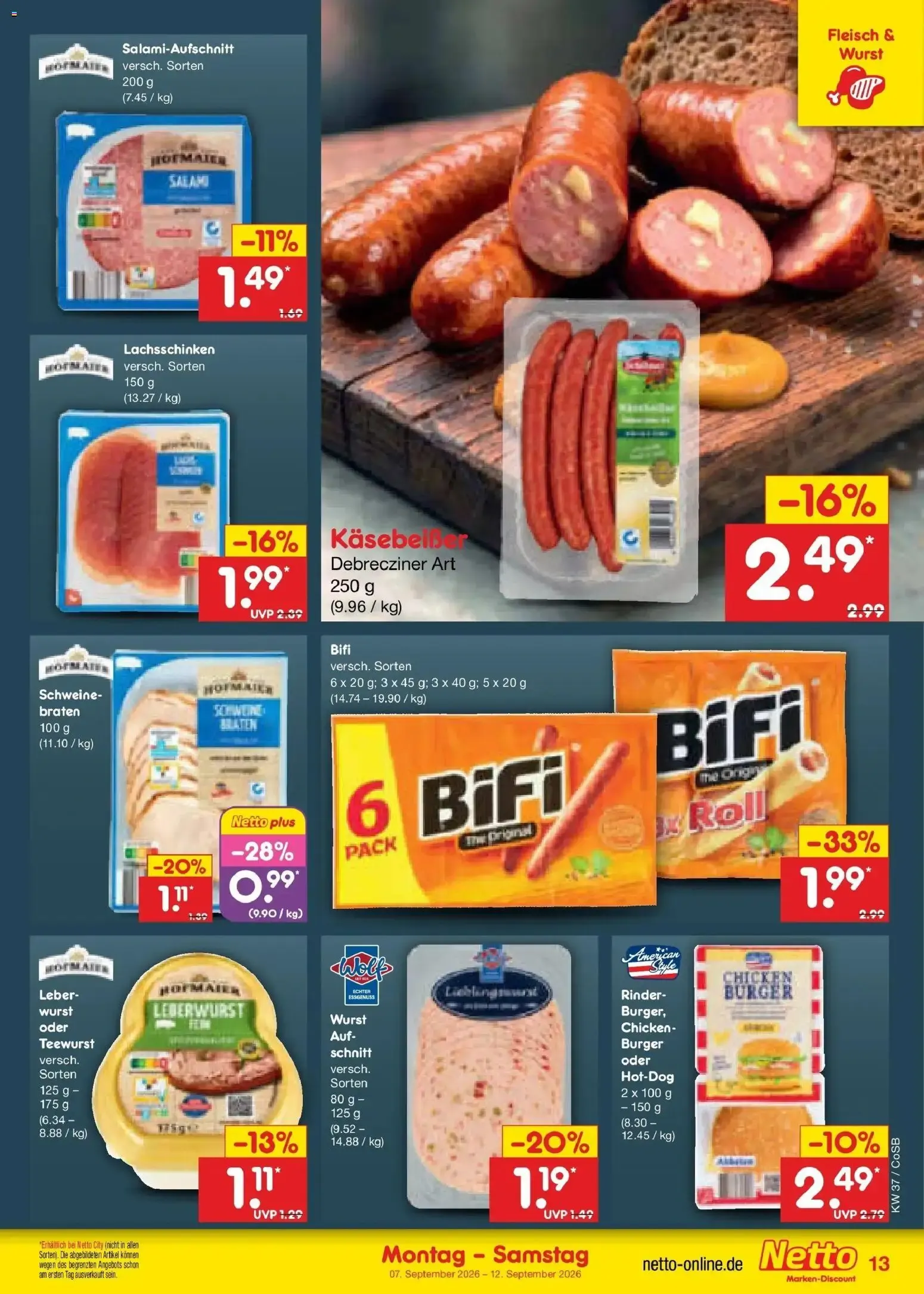 Netto Marken-Discount Prospekt Leipzig (ab 07.09.2026) » Angebote von 7. September bis 12. September 2026 - Prospekt seite 19