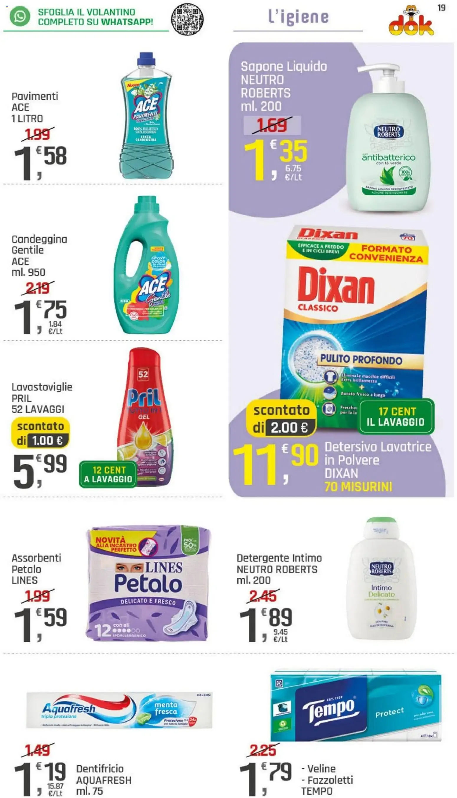 DOK Supermercati - Sotto Costo da 9 luglio a 18 luglio di 2026 - Pagina del volantino 19