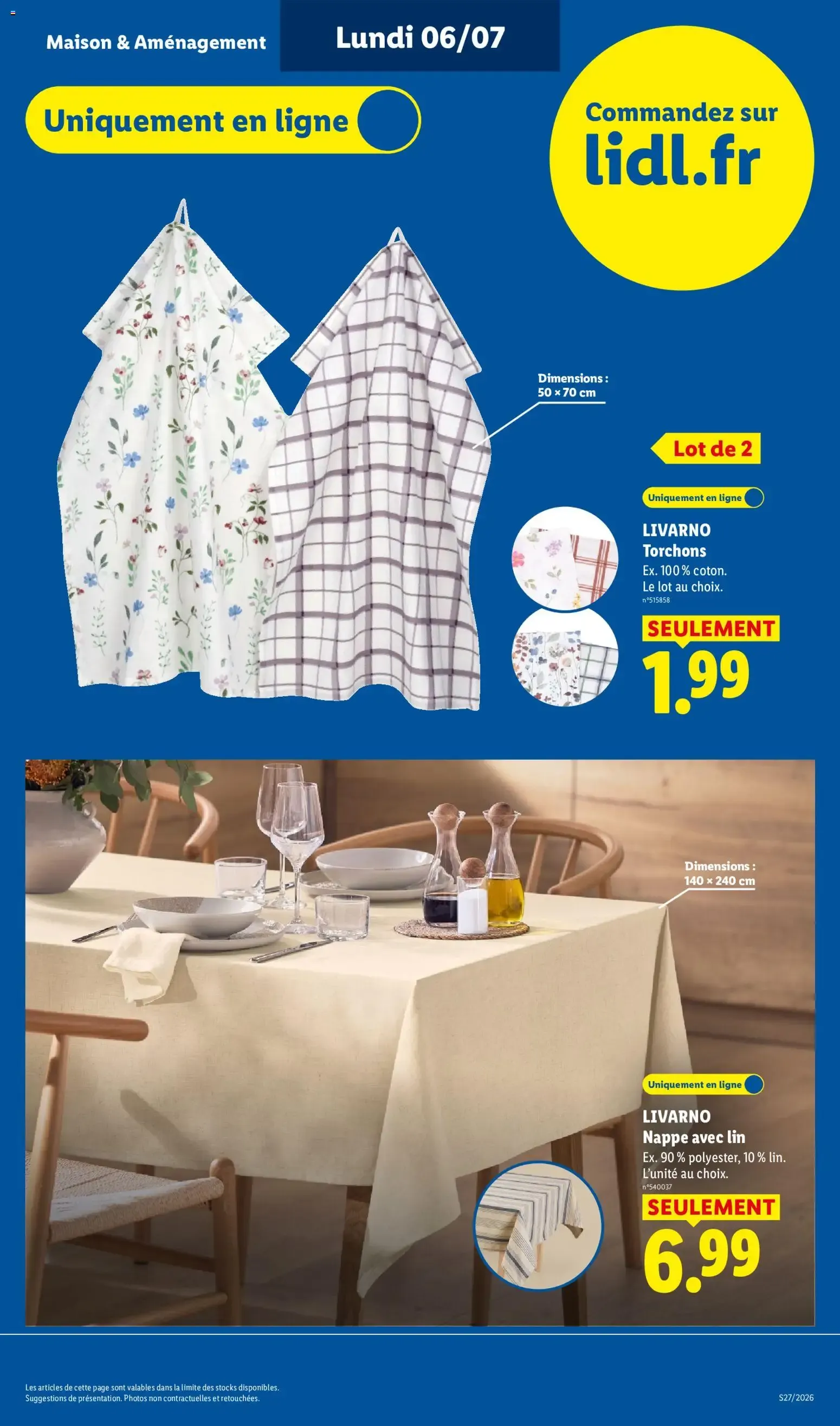 Catalogue LIDL du 02/07/2026 | Promo prospectus en ligne du 2 juillet au 8 juillet 2026 - Catalogue page 57
