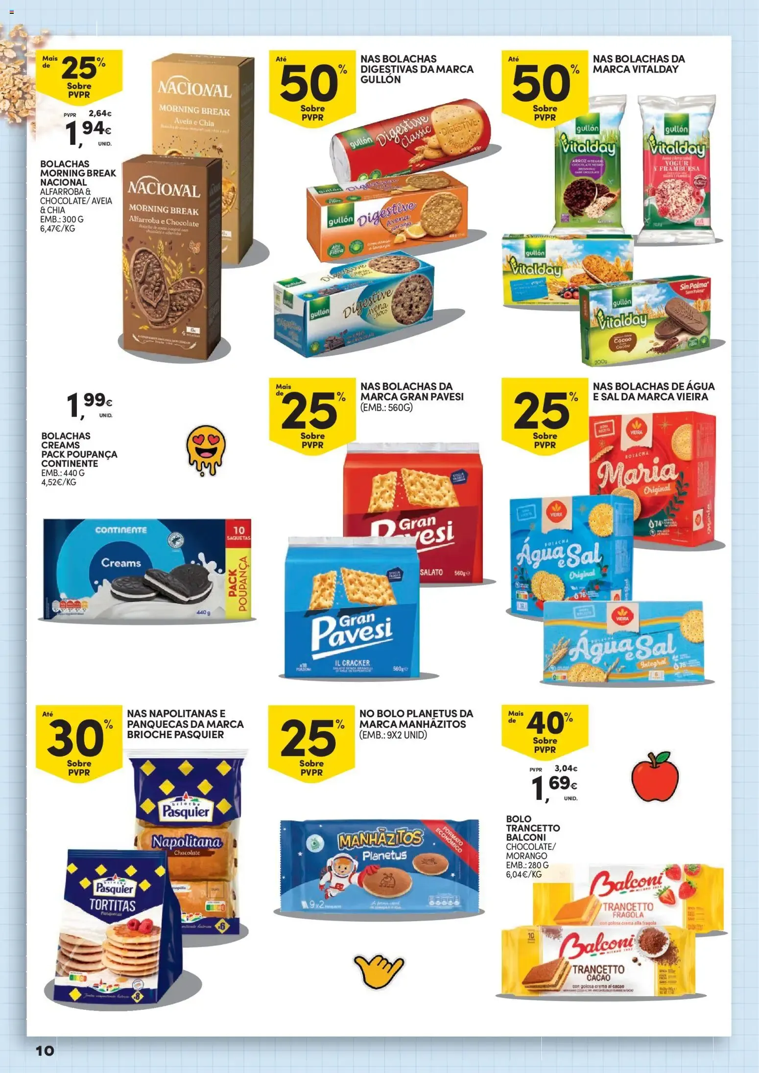 Folheto Continente - Pequeno Almoço » de 18/08/2026 - 30/08/2026 de 18 de agosto até 30 de agosto 2026 - Pagina 10