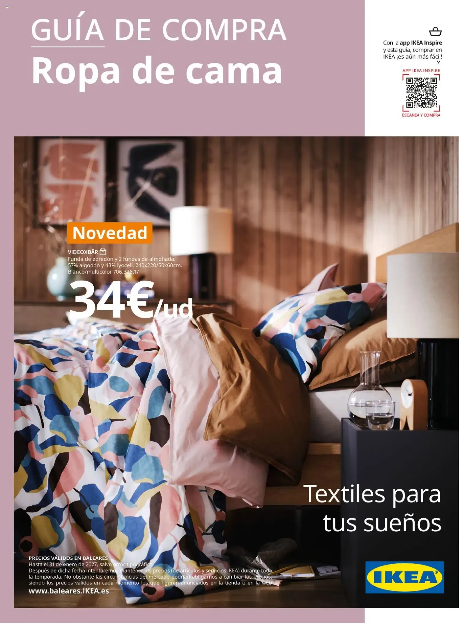 Catálogo de IKEA - Guía de Compra Ropa de cama 1 de septiembre al 31 de enero 2027 - Página 1