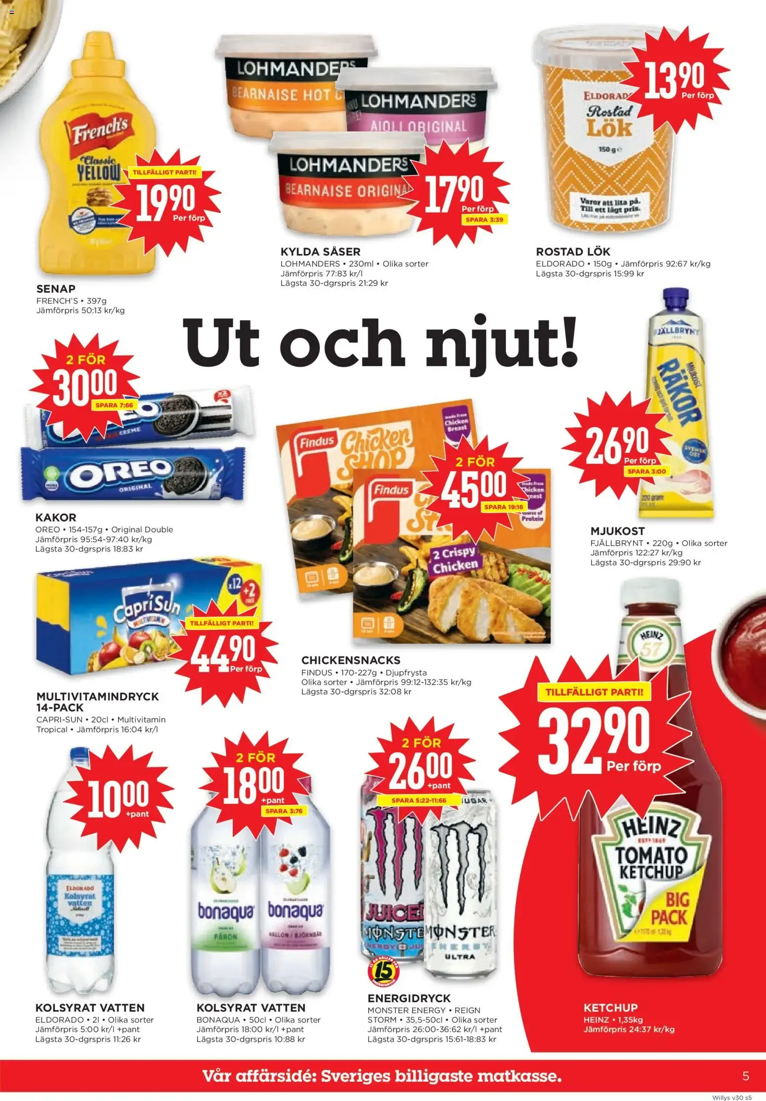 Willys erbjudanden från 20/07/2026 - 26/07/2026 > Reklamblad nuvarande rabatter från 20 juli till 26 juli 2026 - Reklamblad sidor 5