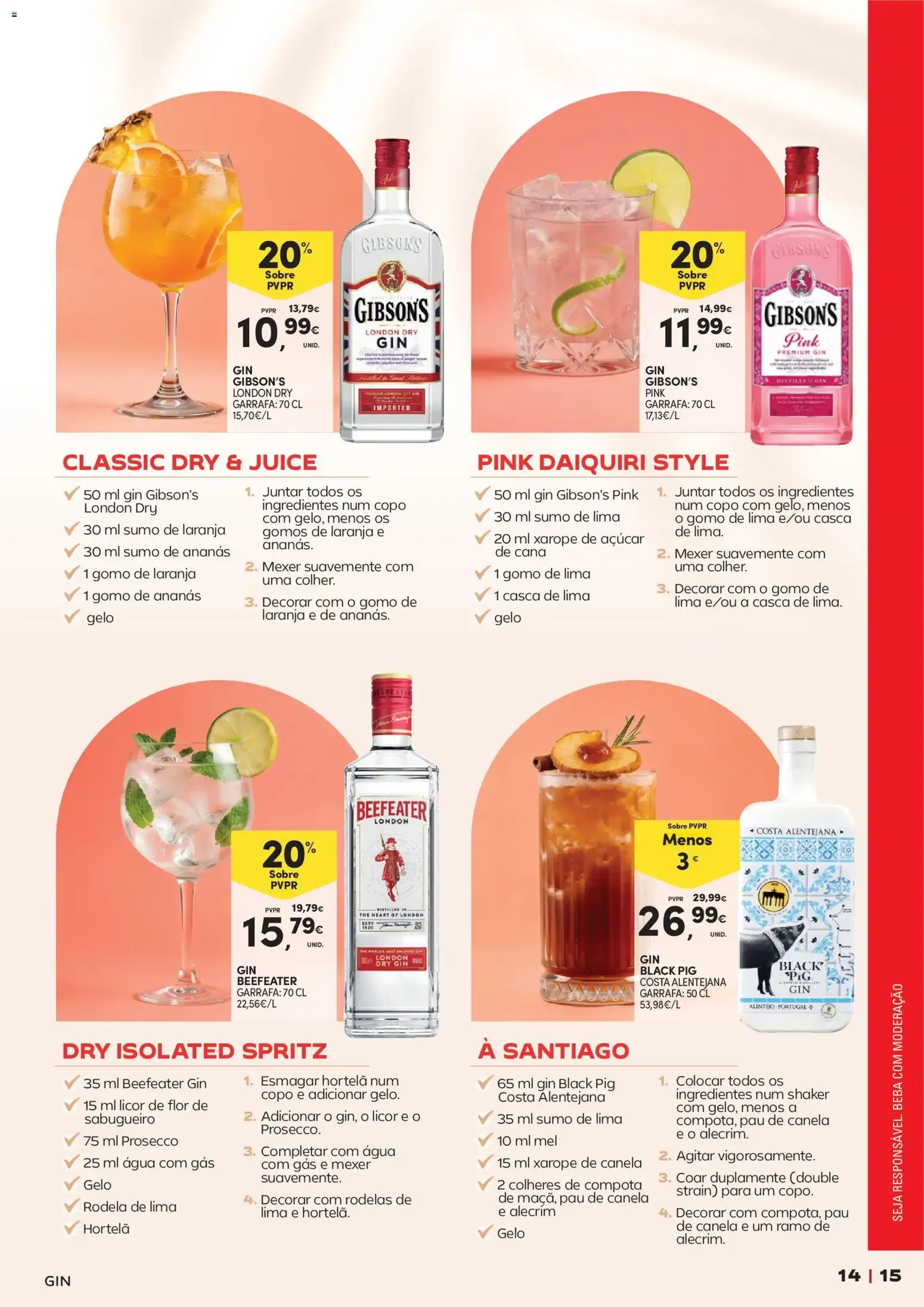 Folheto Continente - Cocktails » de 14/07/2026 - 09/08/2026 de 14 de julho até 9 de agosto 2026 - Pagina 15