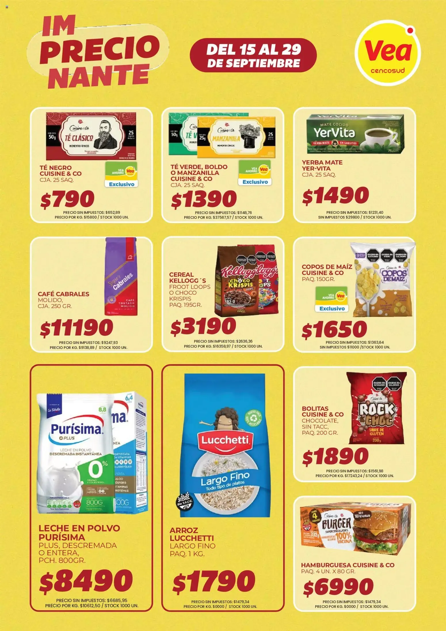Ofertas de Vea - Folleto imPRECIOnante | Córdoba del 15/09/2026 - 29/09/2026 15 de septiembre al 29 de septiembre 2026 - Página 4 del catálogo