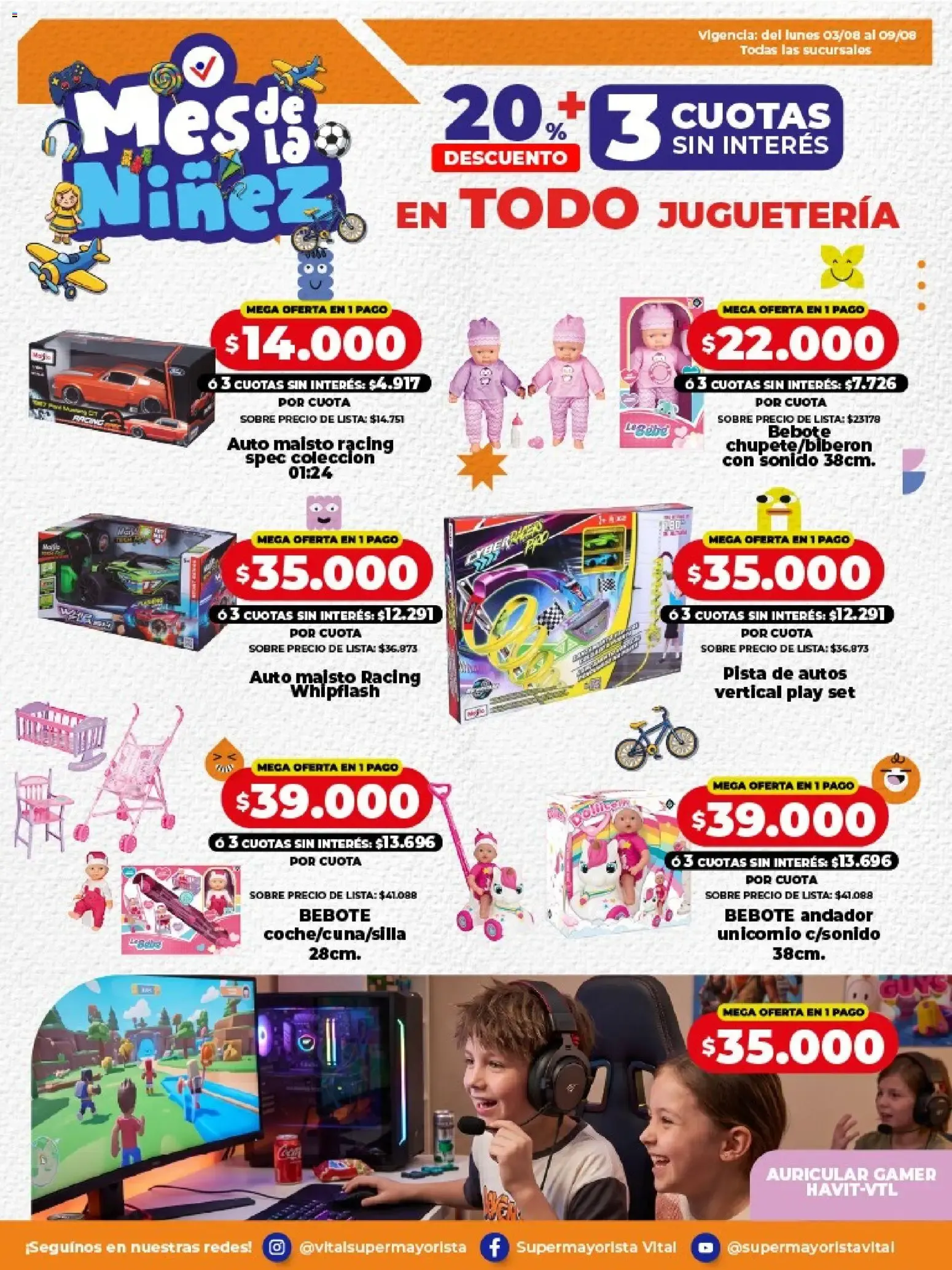 Ofertas de Vital - Especial de la niñez || del 03/08/2026 - 09/08/2026 || Catálogo 3 de agosto al 9 de agosto 2026 - Página 3 del catálogo