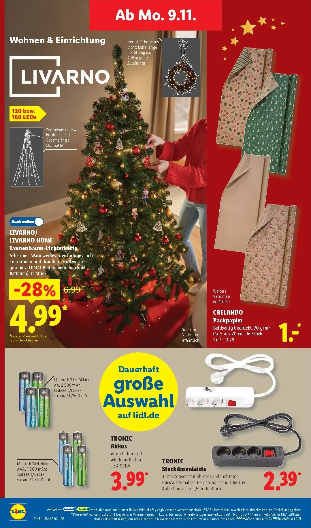 Lidl - Nonfood Prospekt nächste Woche – von Montag 09.11.2026 bis Samstag 14.11.2026 von 9. November bis 14. November 2026 - Prospekt seite 12