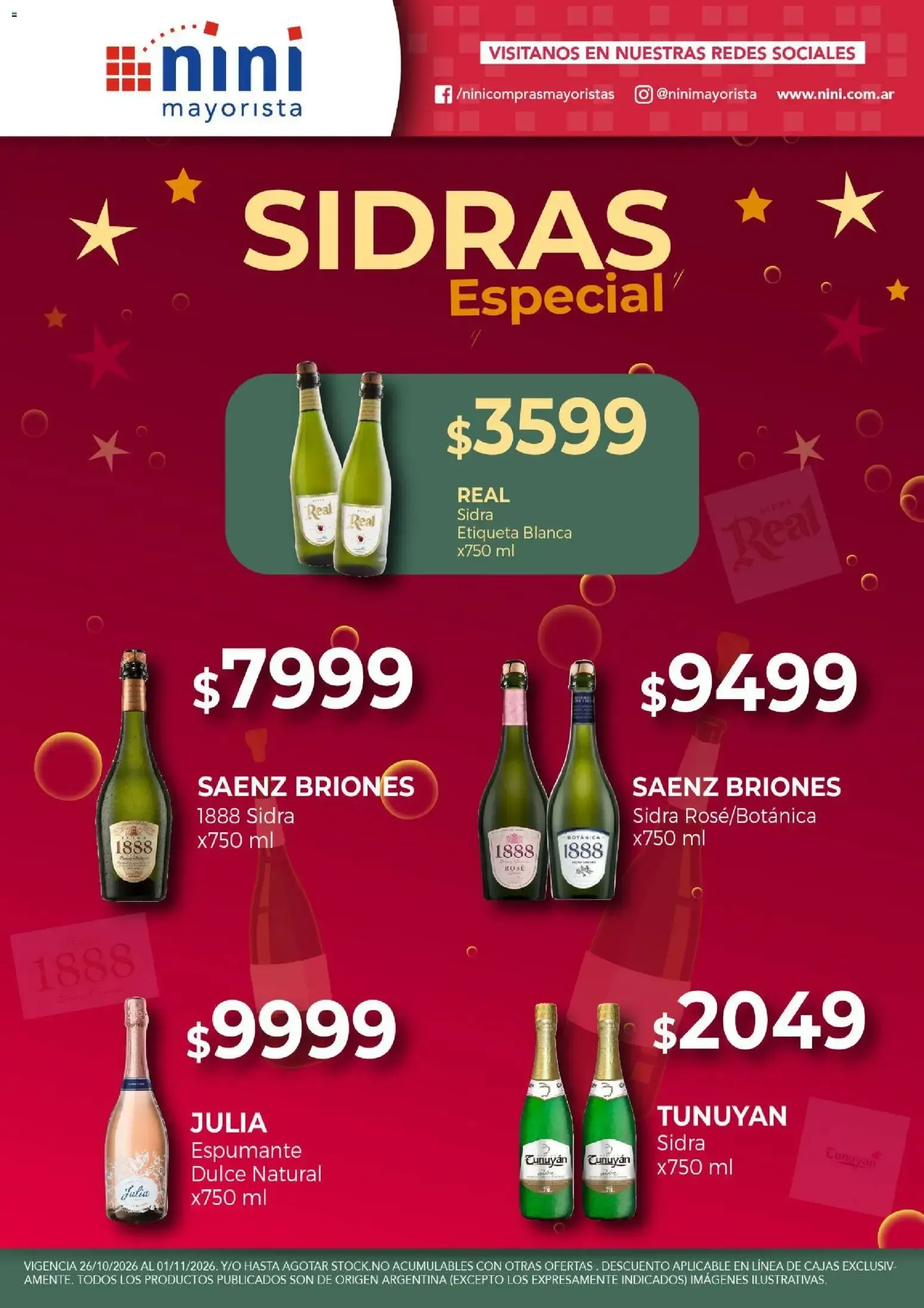 Ofertas de NINI Mayorista catálogo del 26/10/2026 - 01/11/2026 26 de octubre al 1 de noviembre 2026 - Página 21 del catálogo