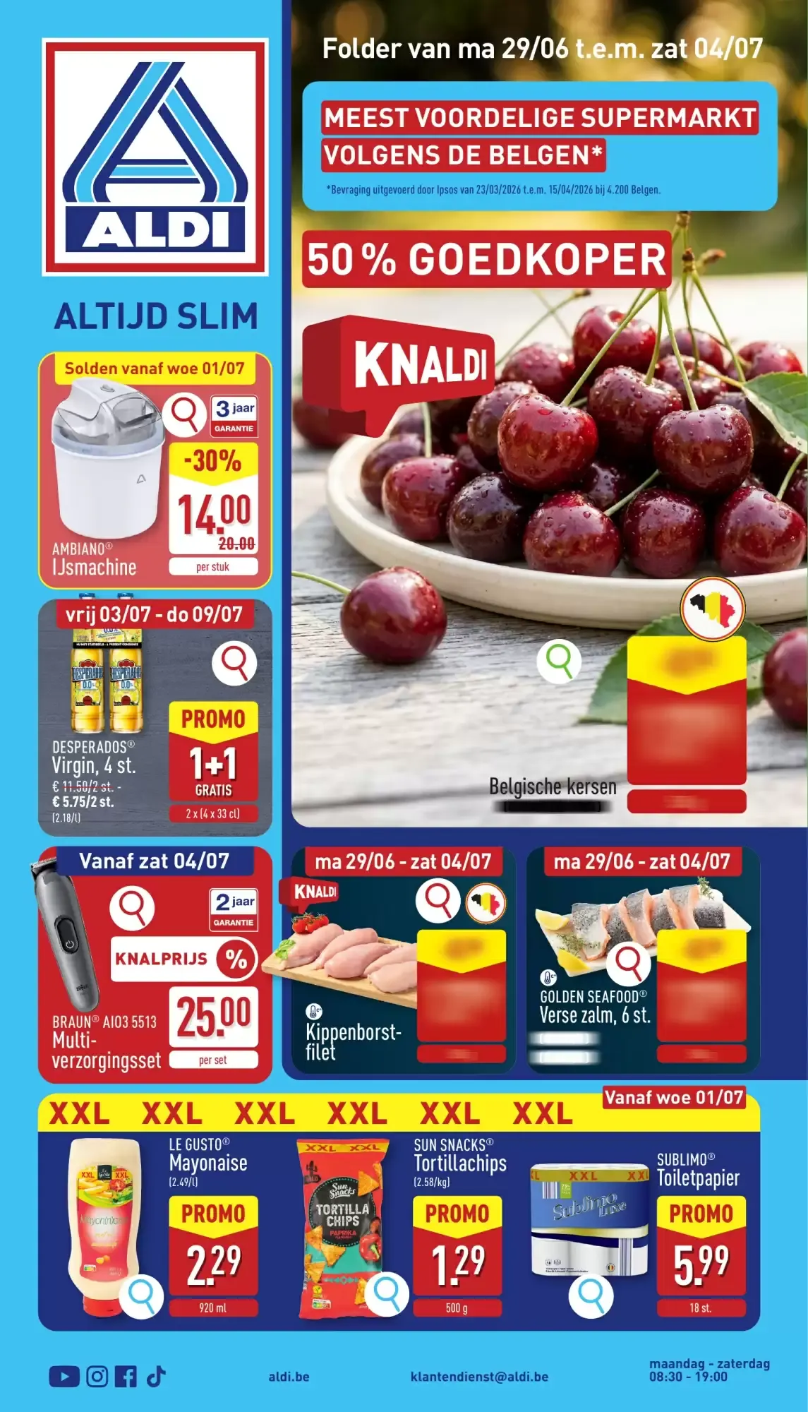ALDI Folder van 29 juni tot 4 juli 2026 - folder pagina 1