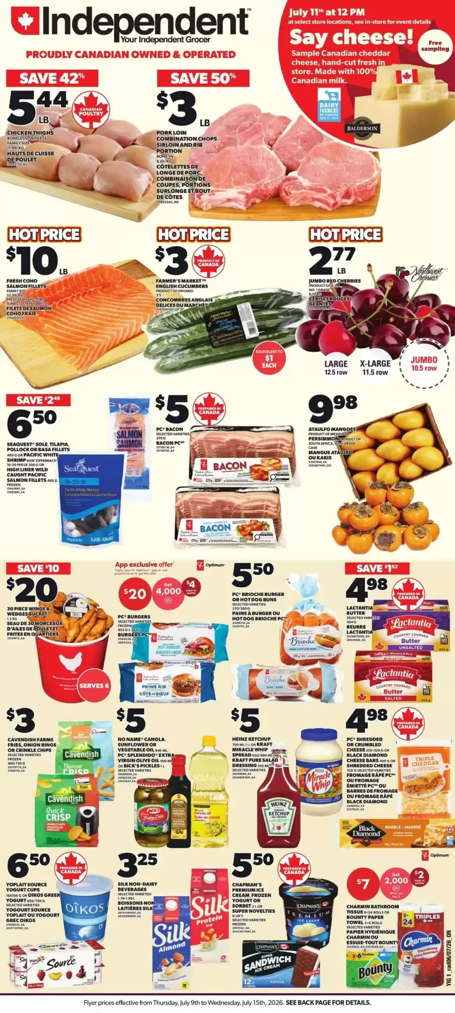 Canada Wins, You Win - Free Chicken Tenders Offer from June 11 to July 19 2026 - flyer page 2