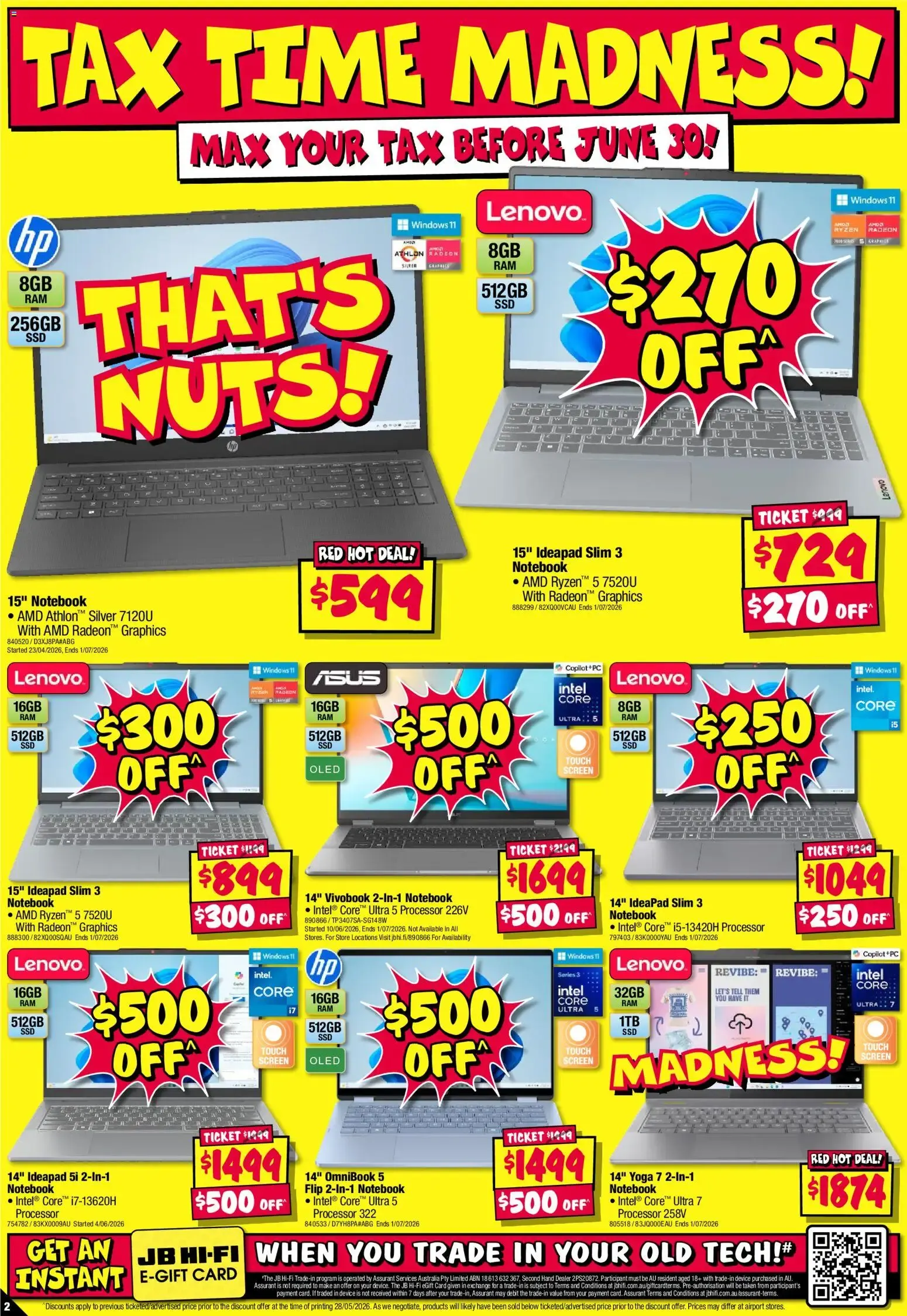 JB Hi-Fi Smash Your Tax Time! - Catalogue valid from 11 June to 17 June 2026 - page 2