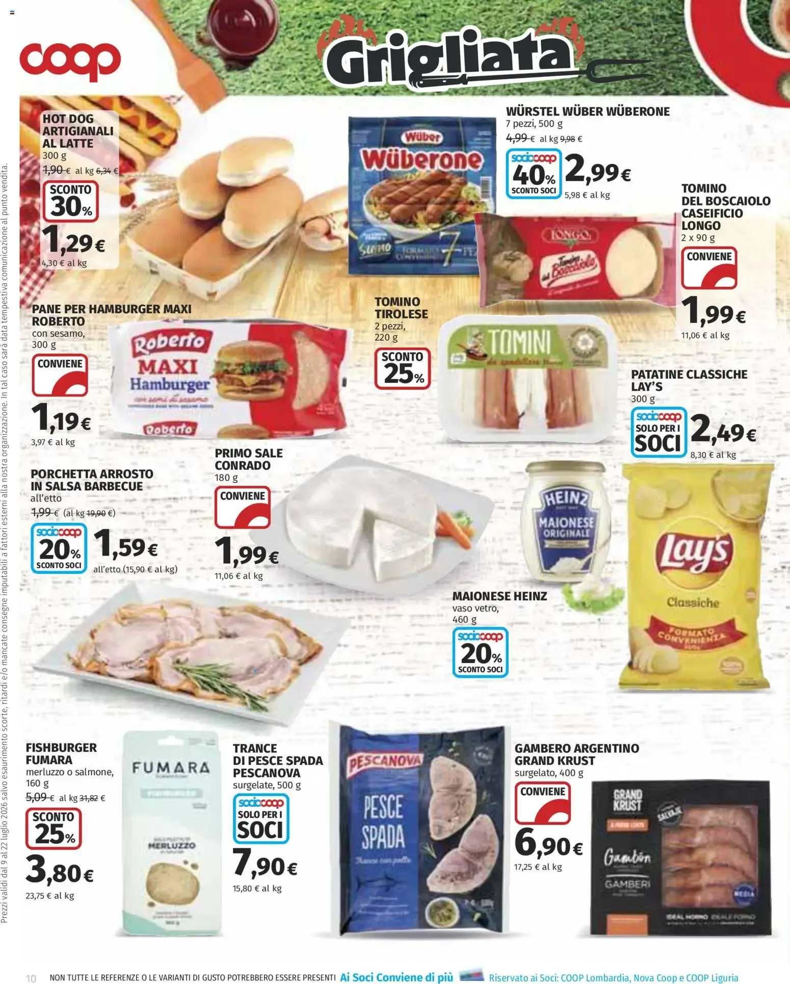 COOP Extra Offerte da 9 luglio a 22 luglio di 2026 - Pagina del volantino 10